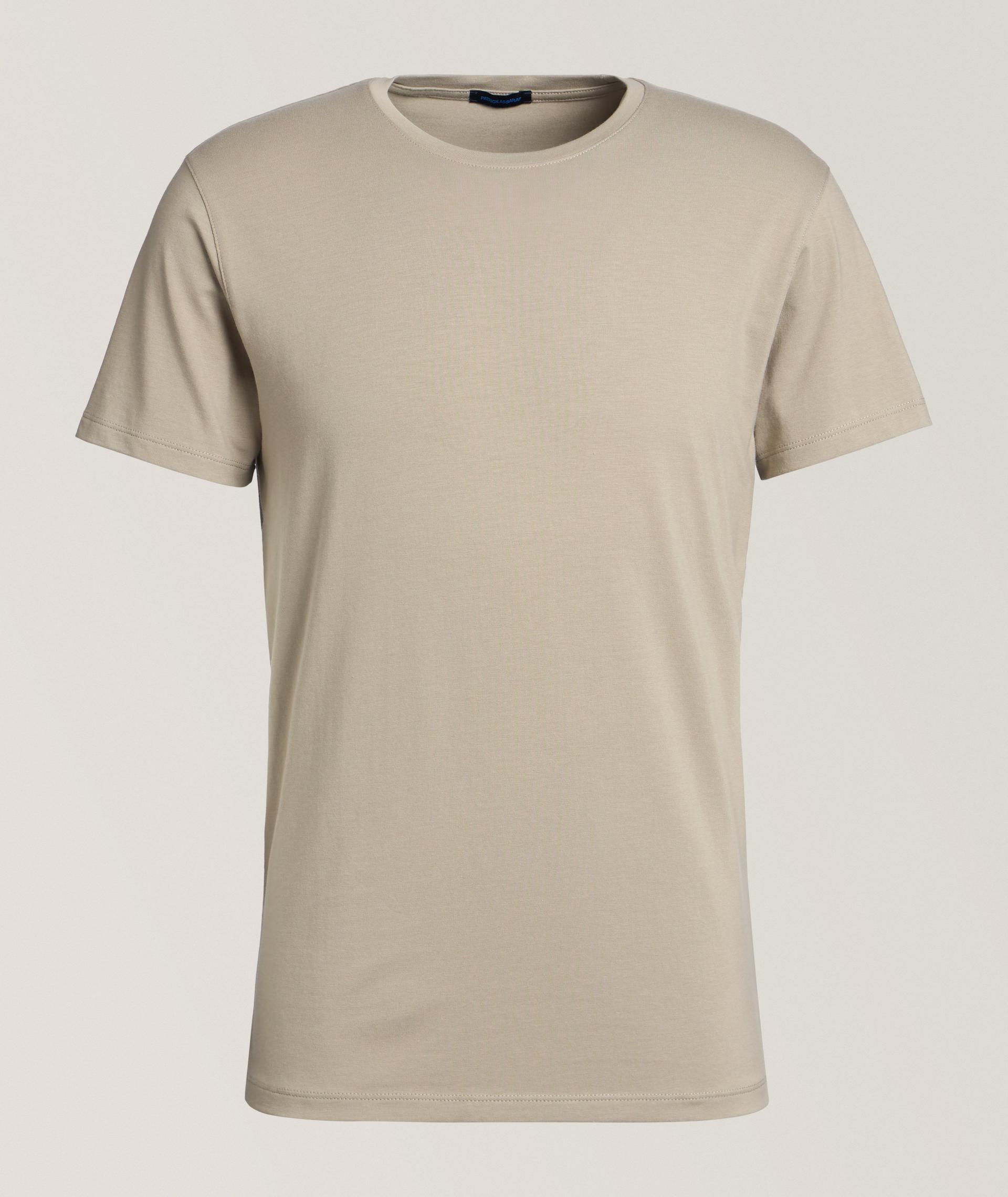 T-shirt en coton pima extensible image 0