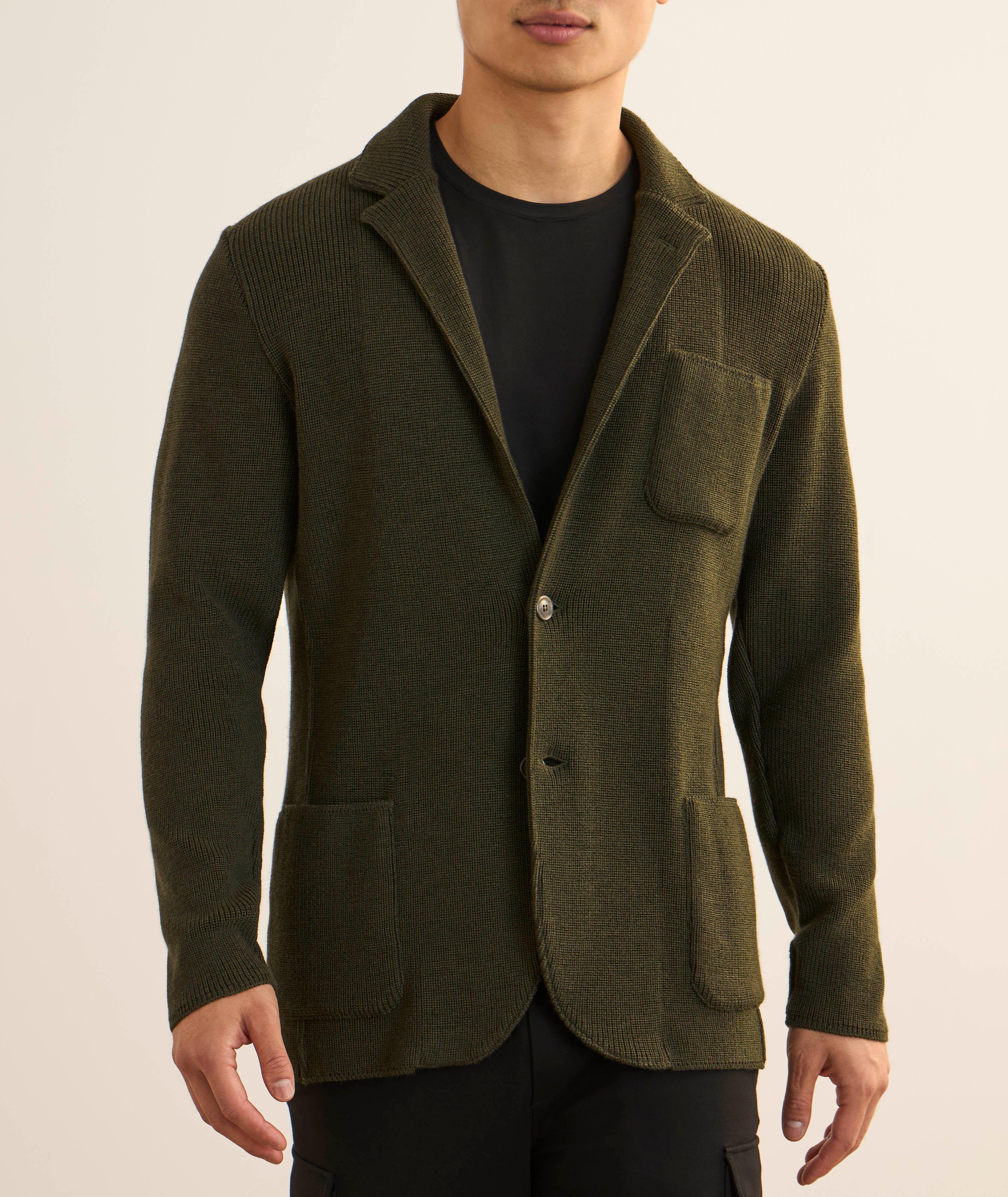 Textured Knit Sport Jacket image 1