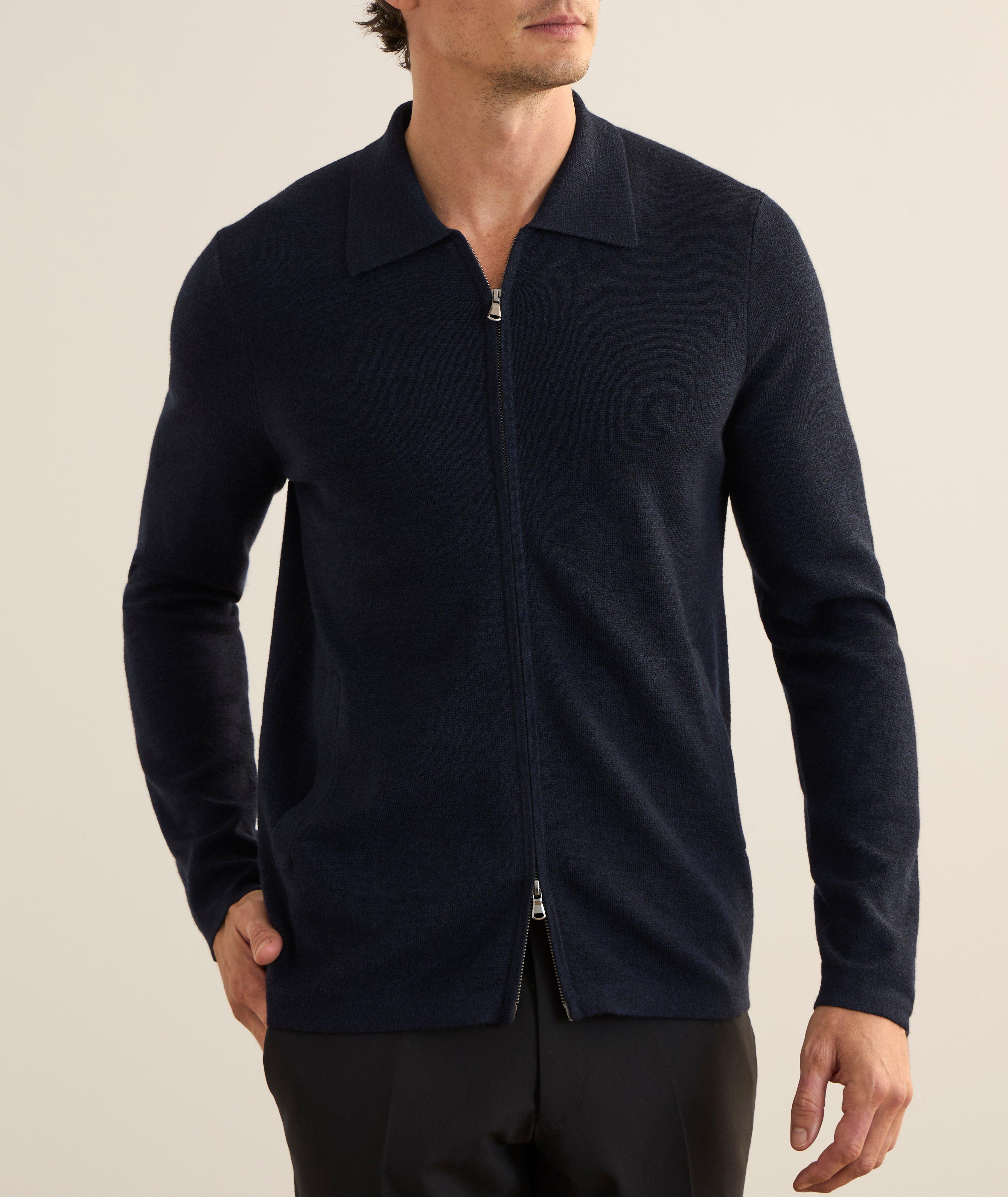 Cardigan zippé en maille Milano image 1