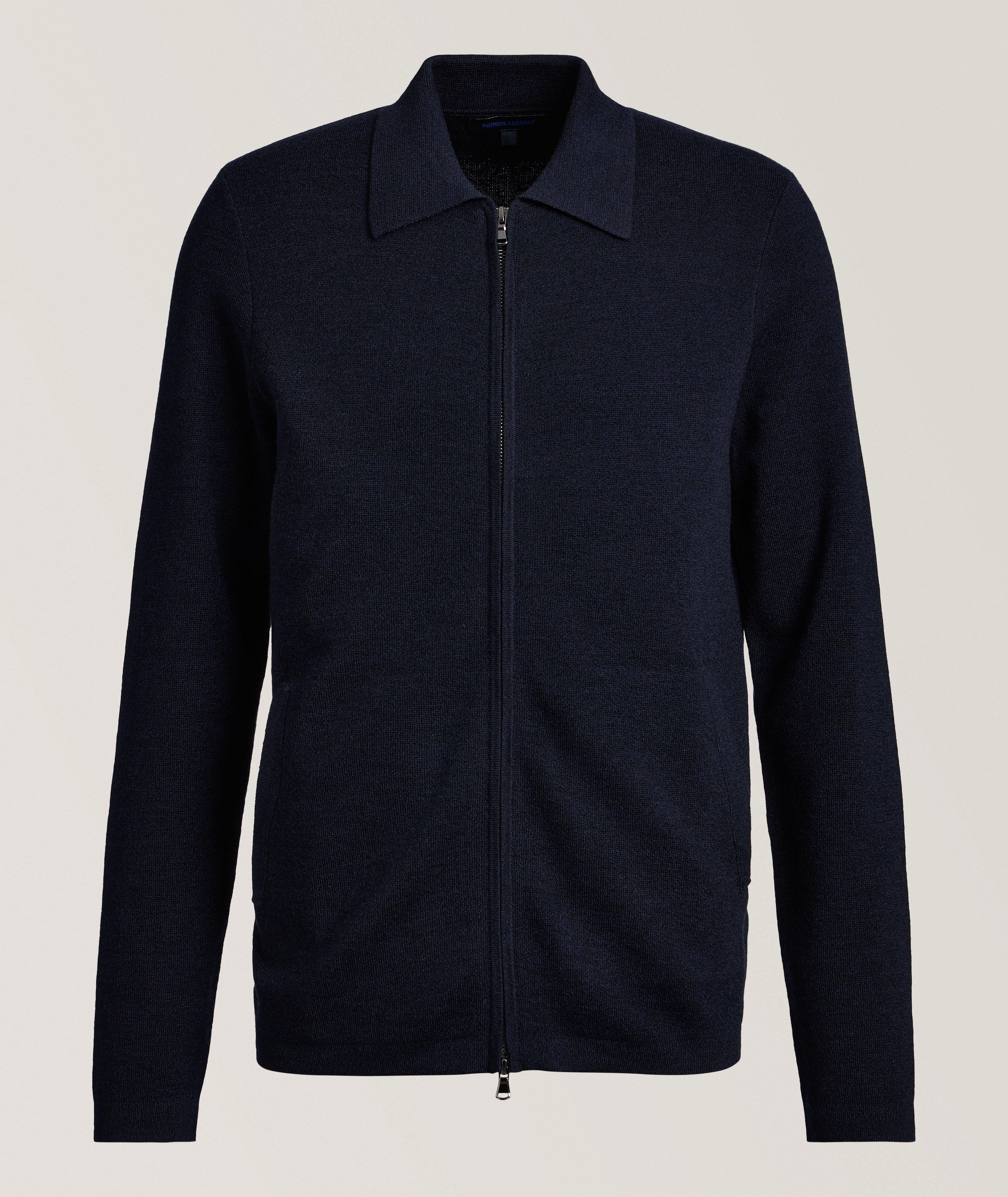 Cardigan zippé en maille Milano image 0