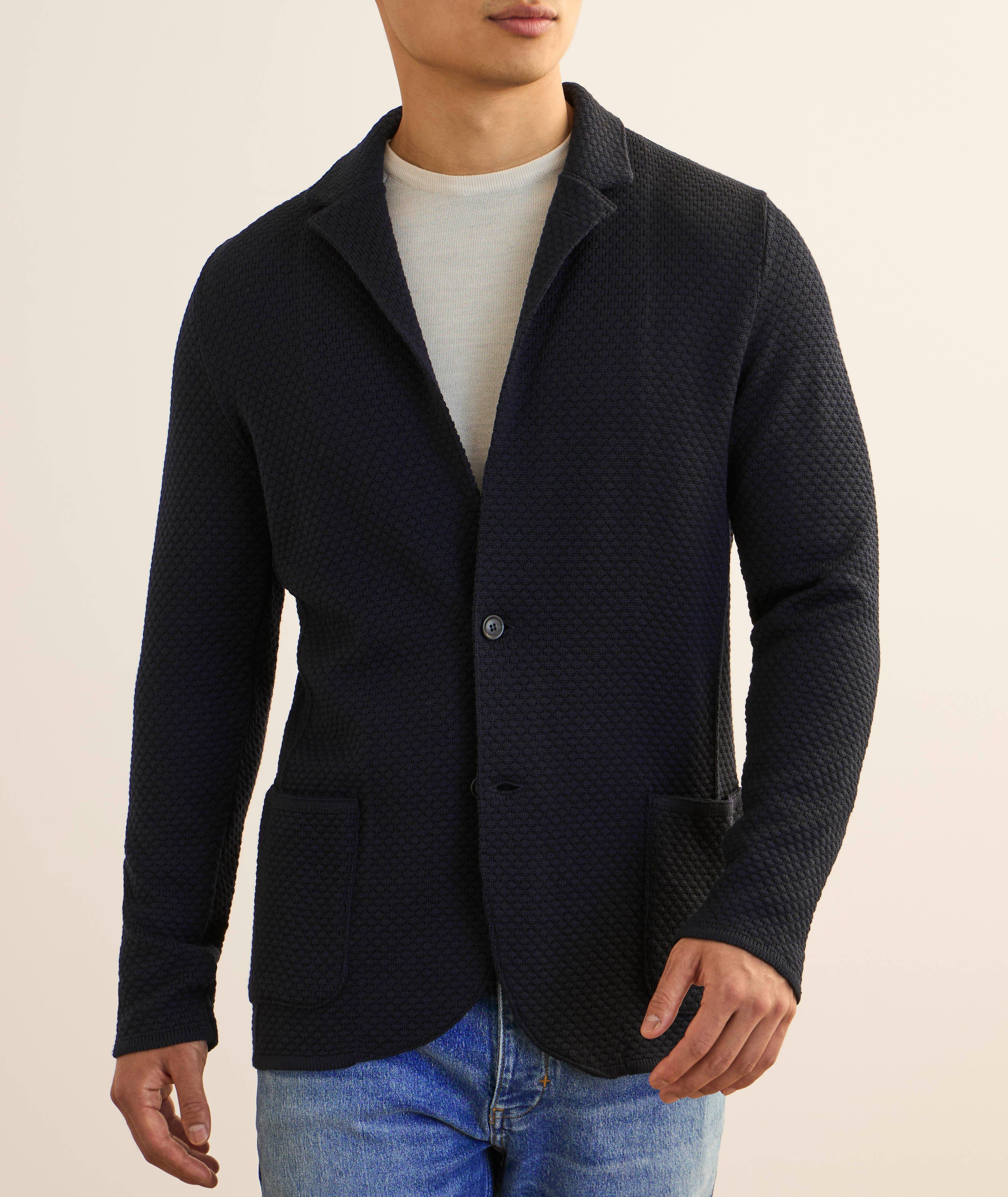 Textured Knit Sport Jacket image 1