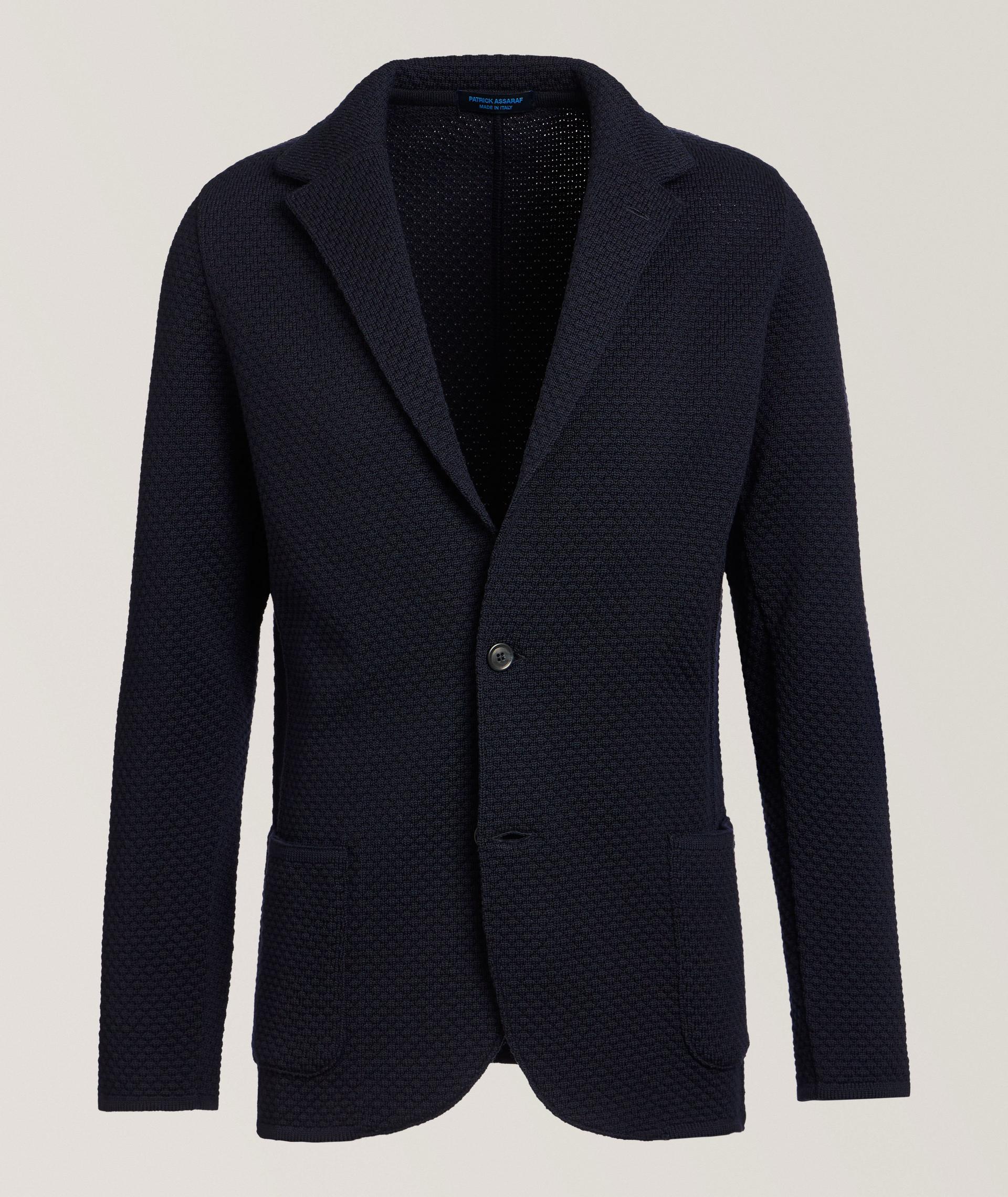 Textured Knit Sport Jacket image 0