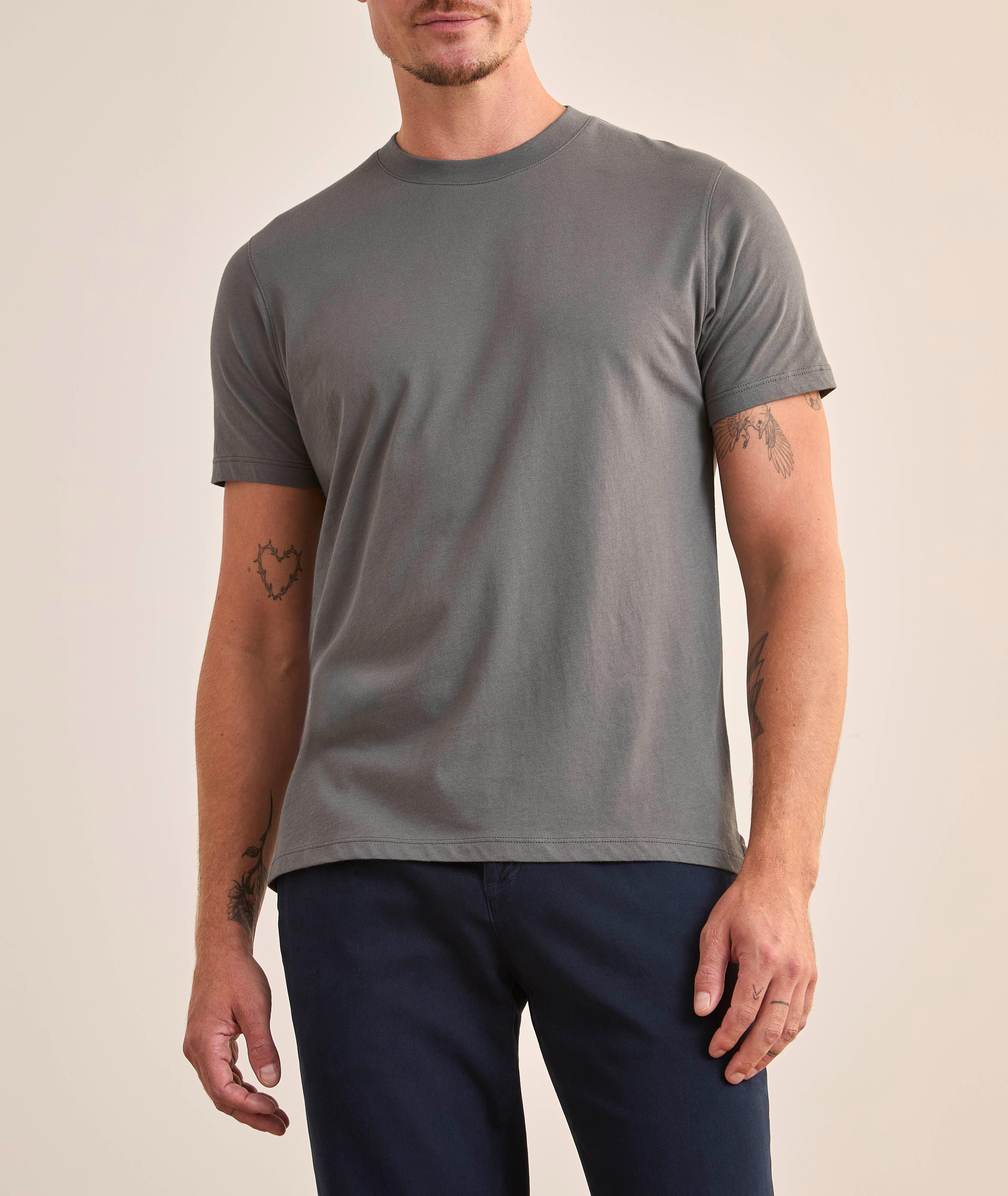 Organic Pima Cotton High Neck T-Shirt image 1