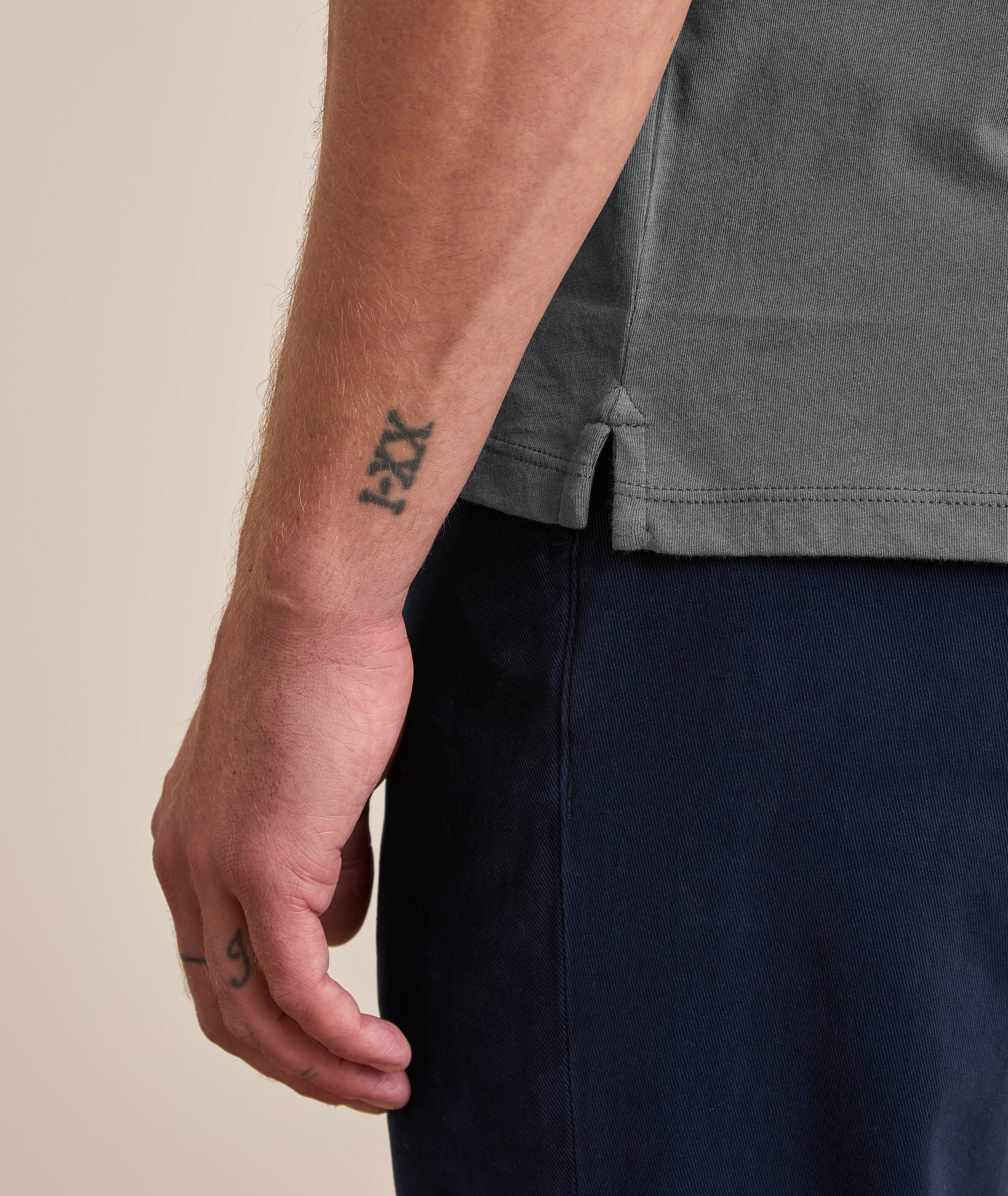 Organic Pima Cotton High Neck T-Shirt image 3