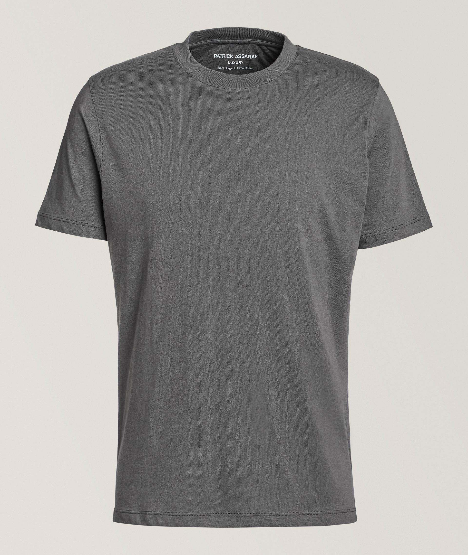 Organic Pima Cotton High Neck T-Shirt image 0