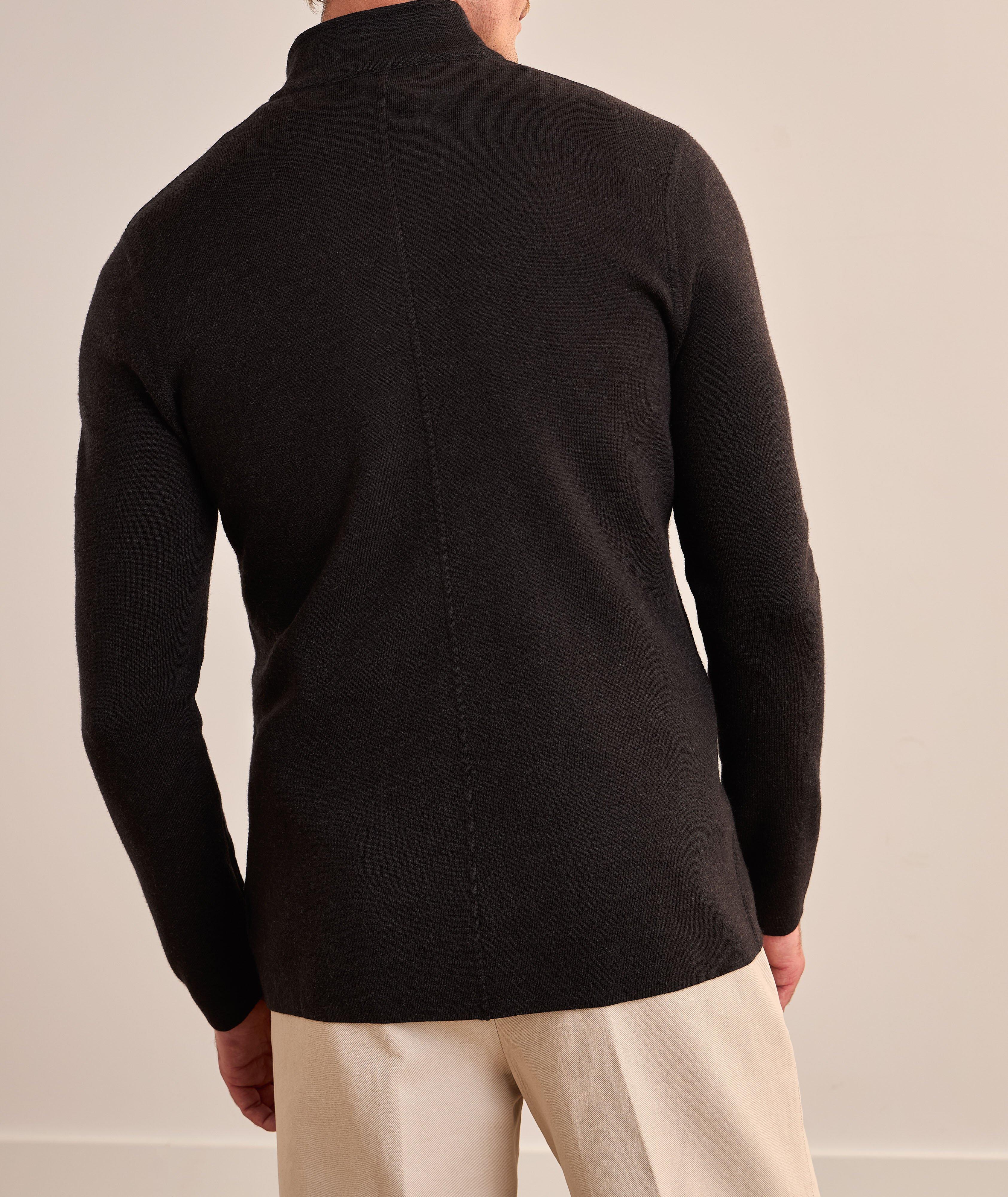 Double Face Button-Front Knit Jacket image 2