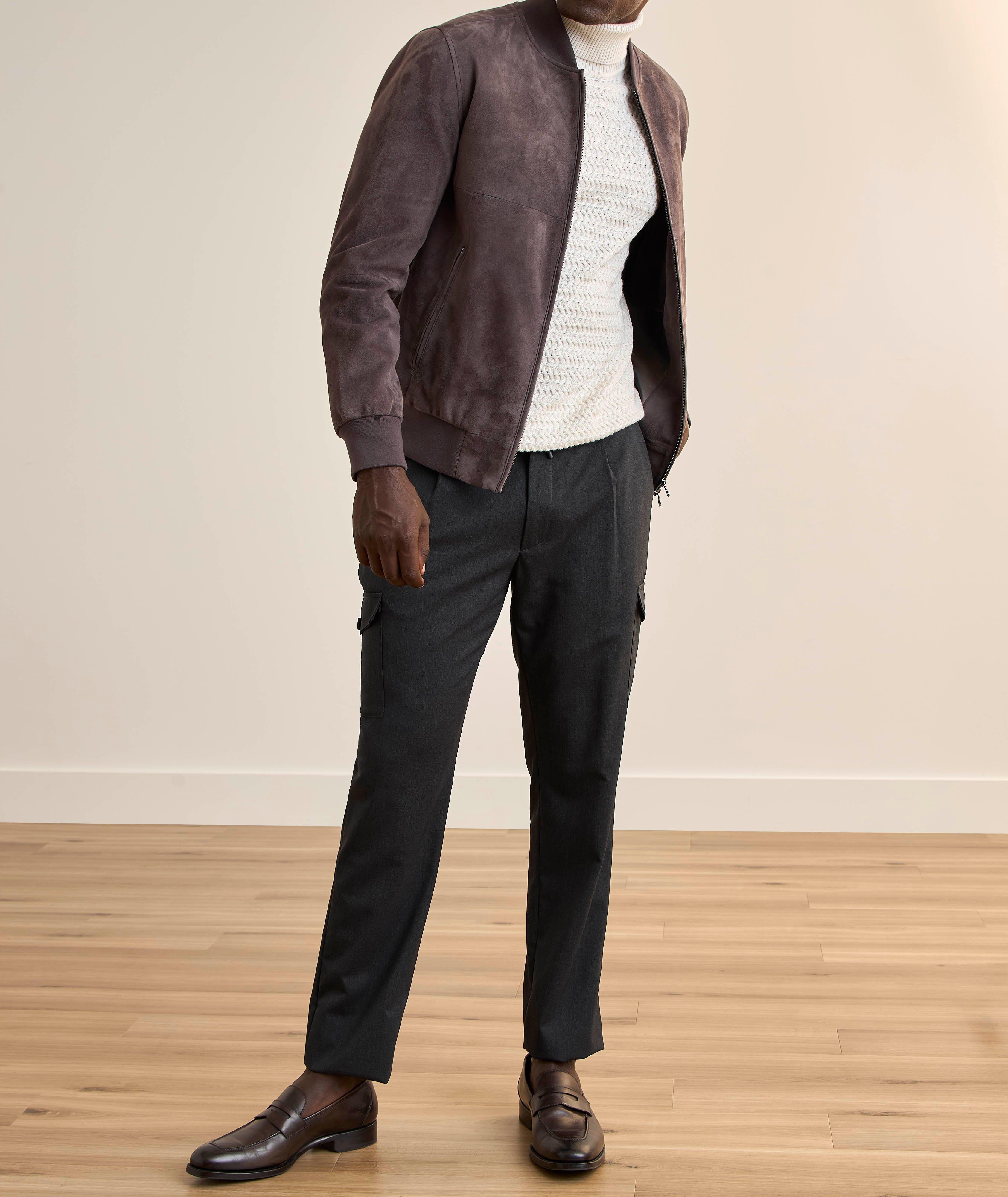 Extrafine Merino Wool Textured Turtleneck image 4