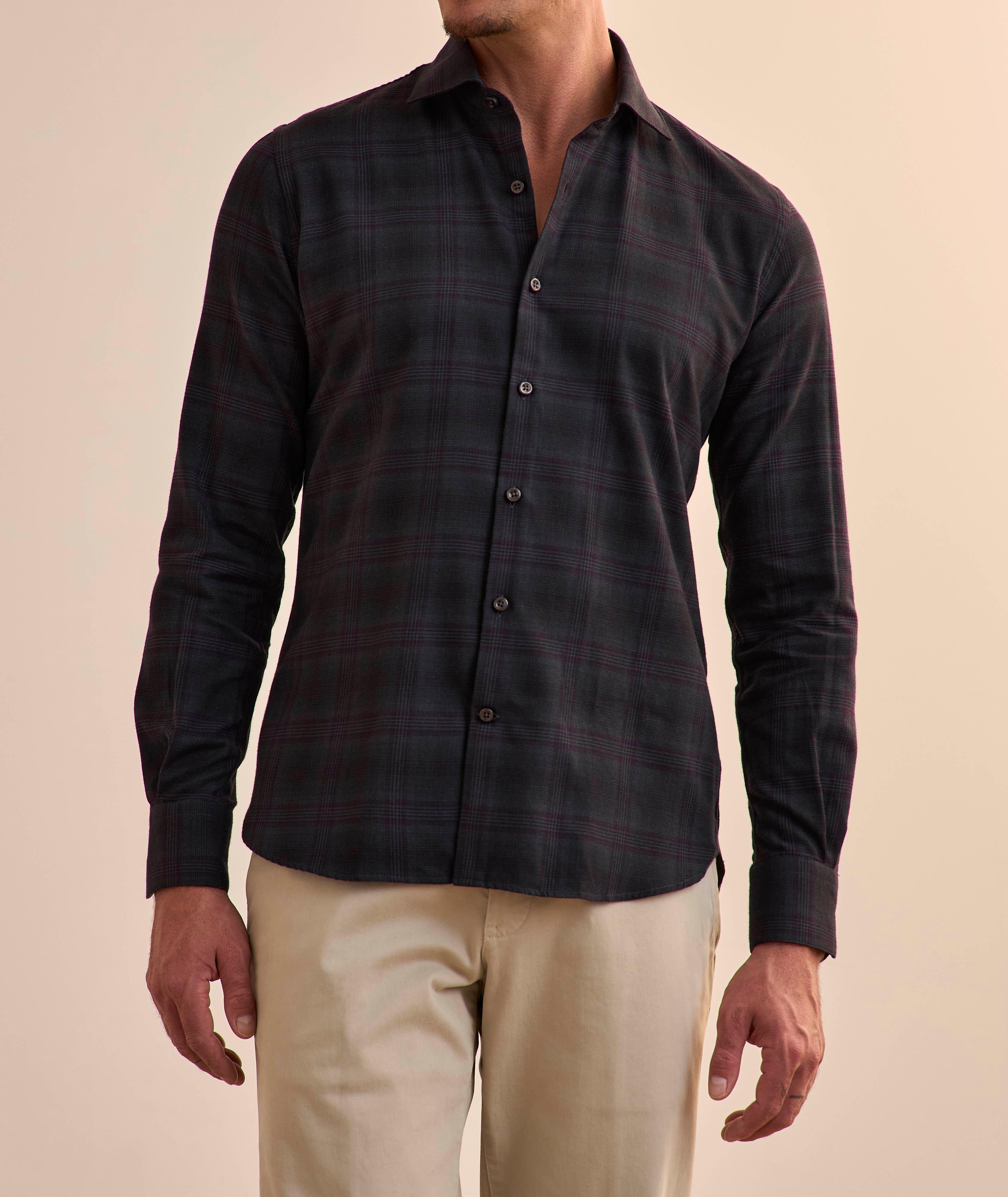 Chemise en coton à carreaux image 1
