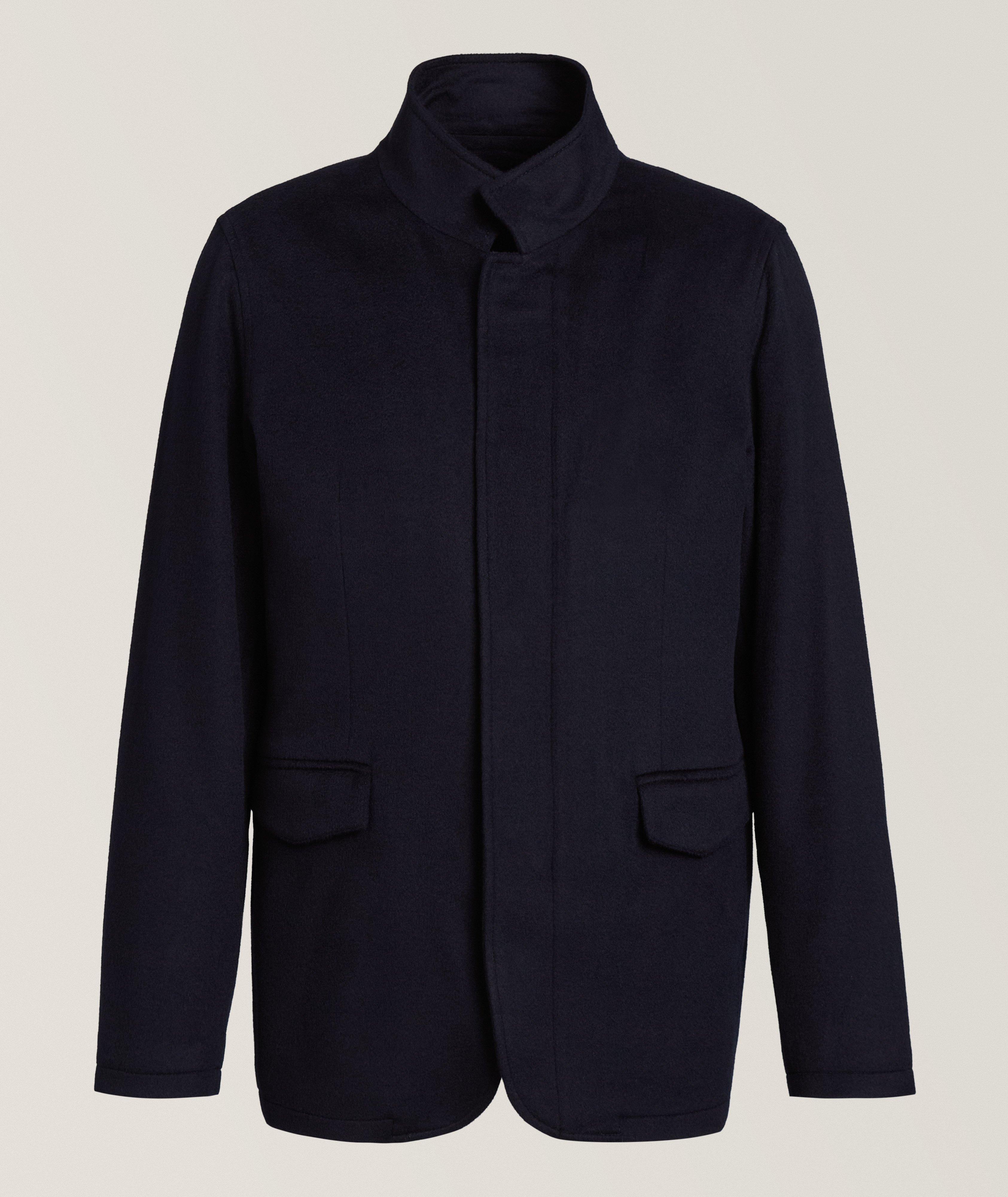 Veste hybride en laine et cachemire image 0
