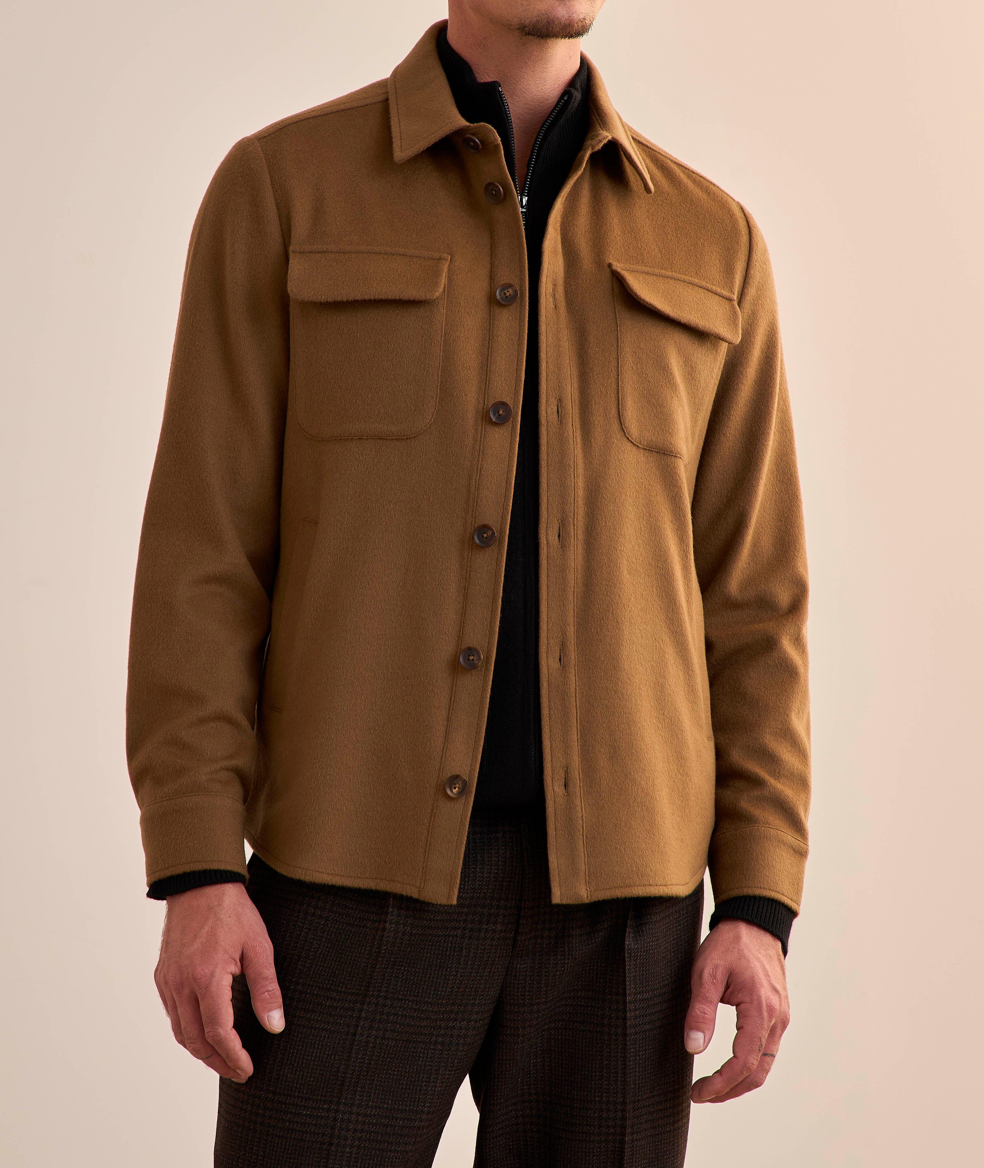 Wool-Cashmere Shirt Jacket image 1