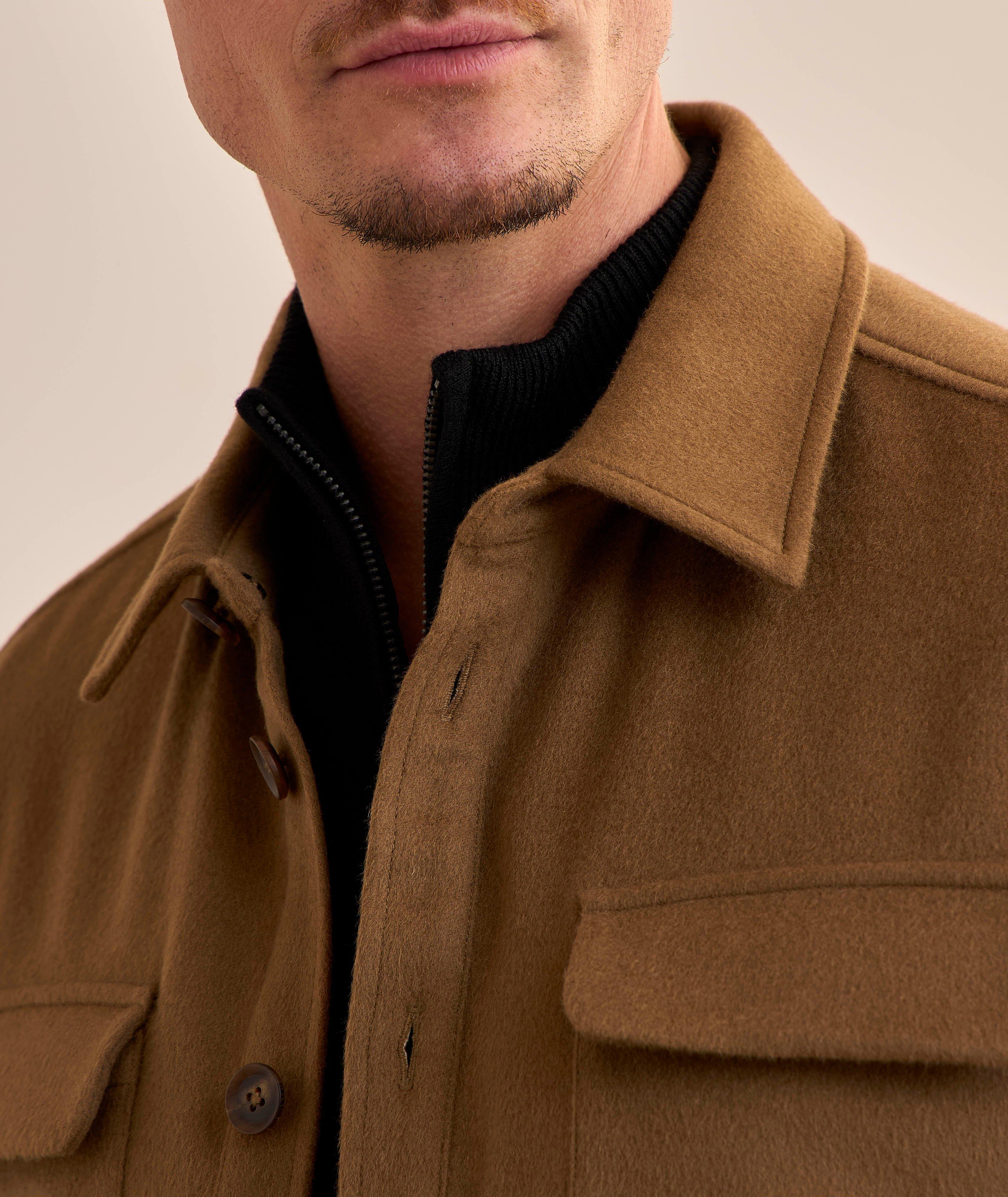 Wool-Cashmere Shirt Jacket image 3