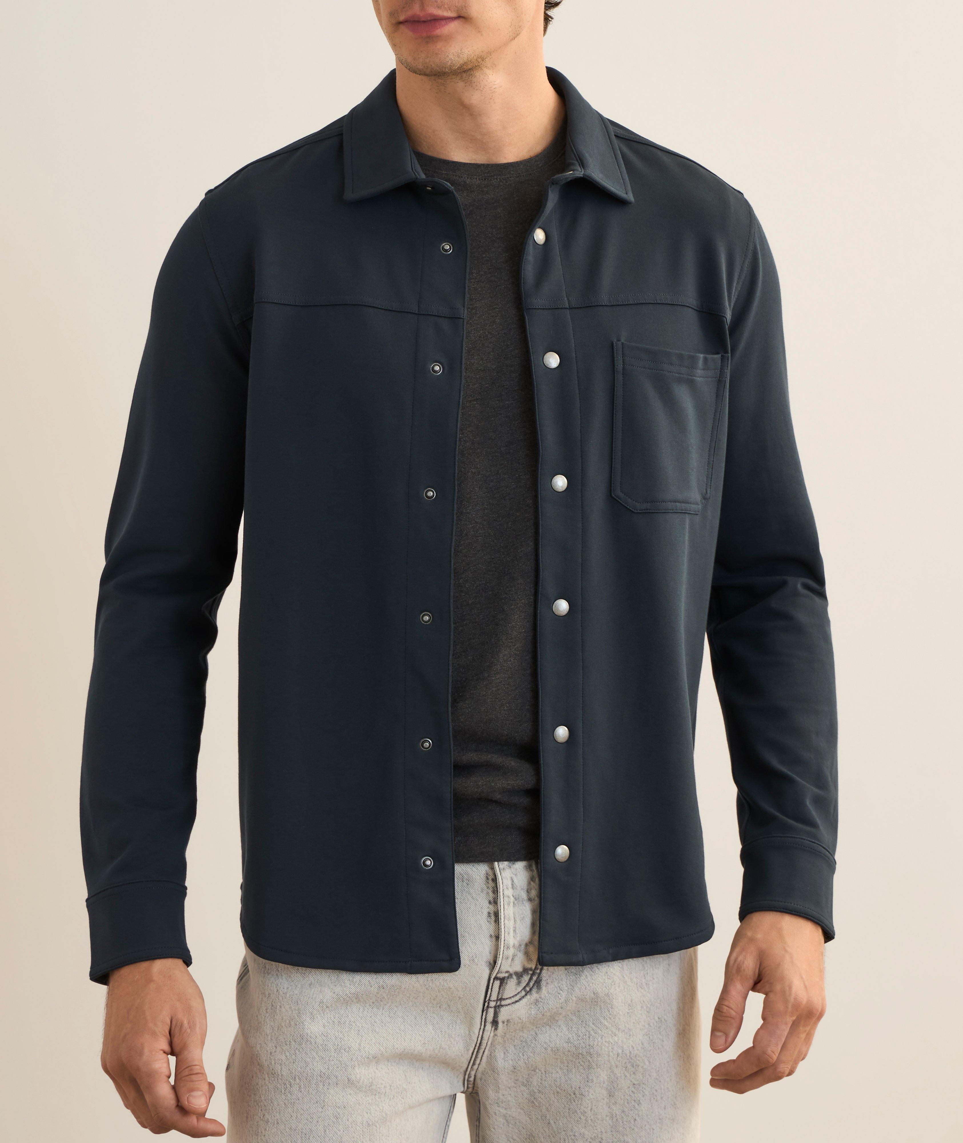 Surchemise en coton Pima stretch image 1