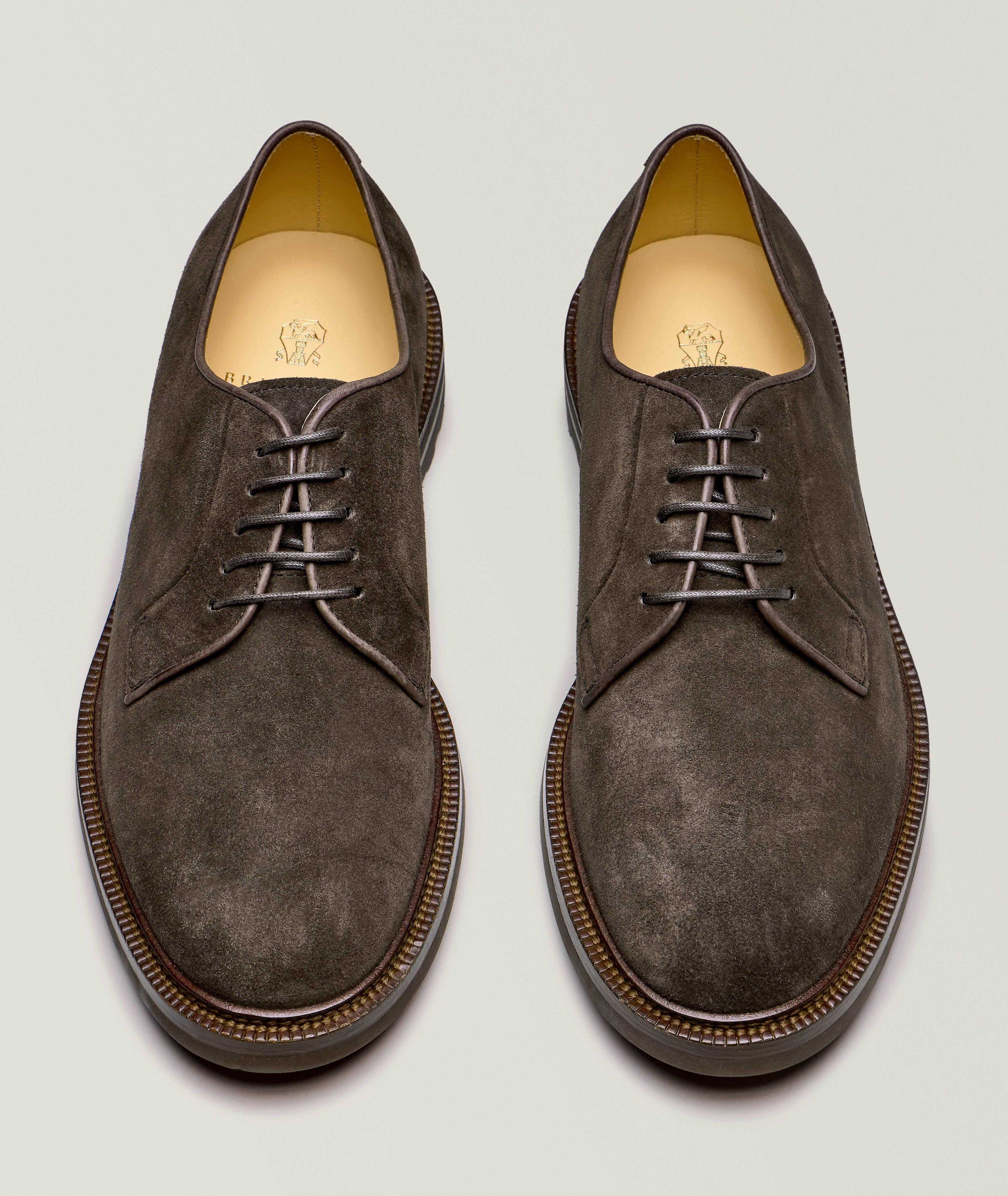 Suede Lace-Up Derbies image 1