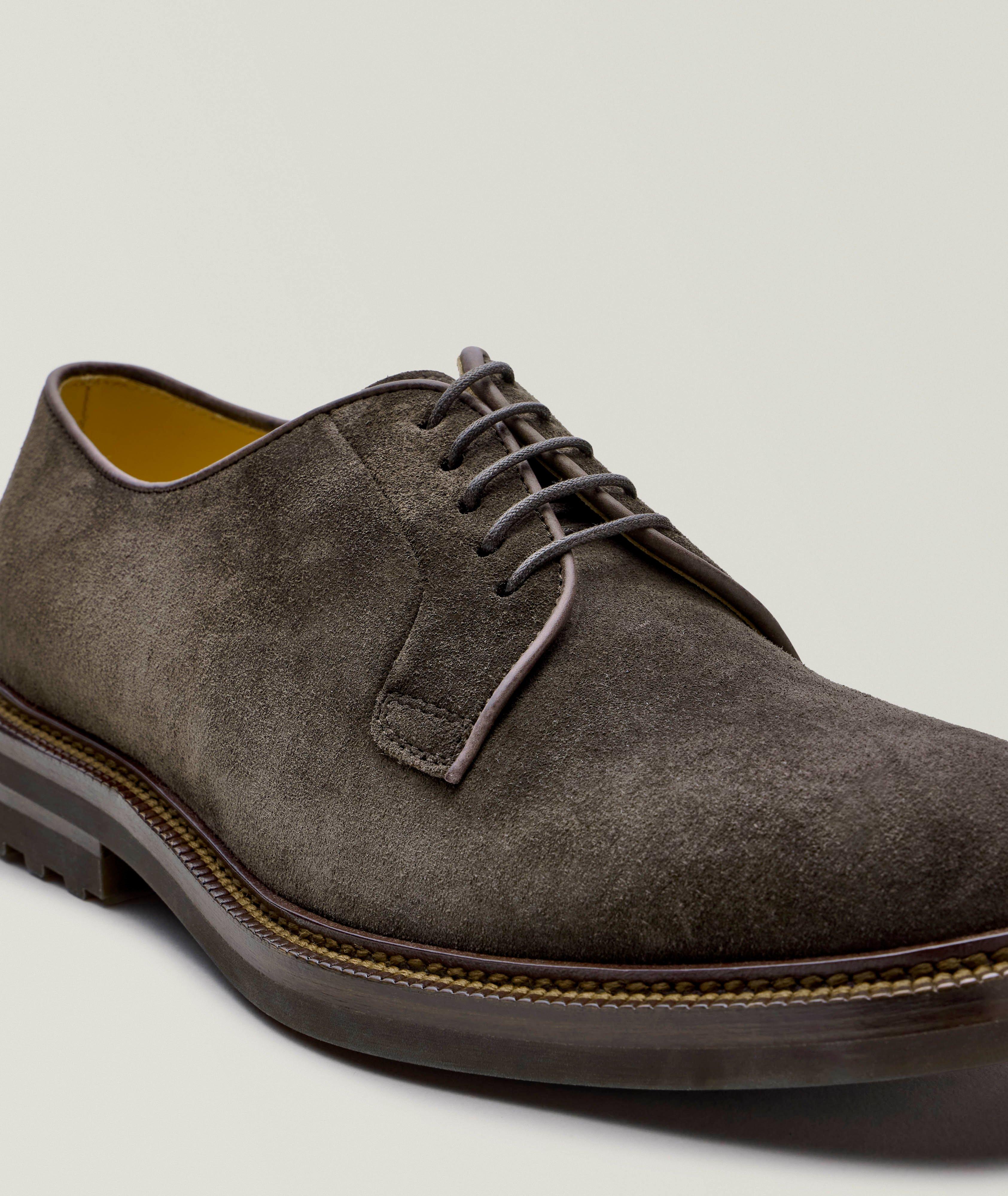Suede Lace-Up Derbies image 2