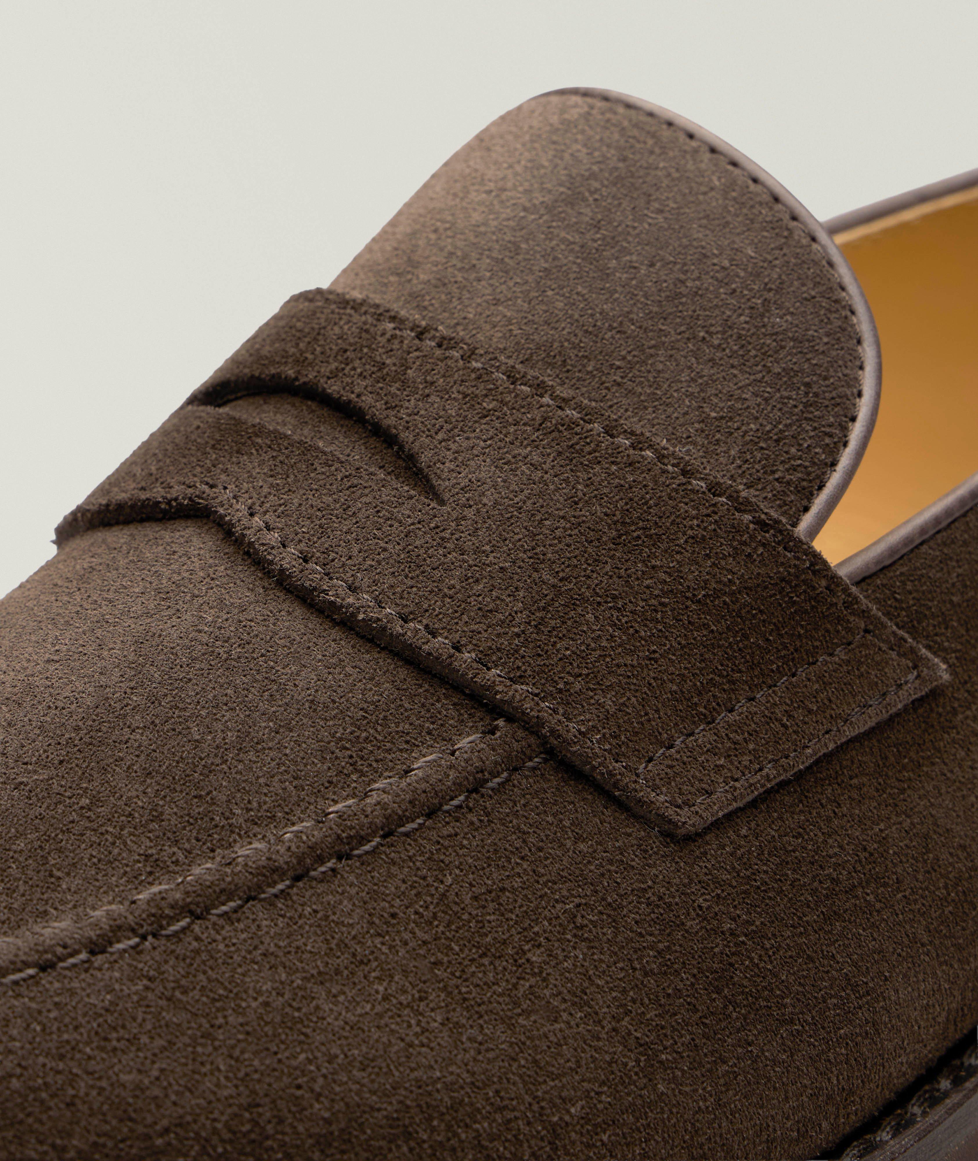 Suede Penny Loafers image 2