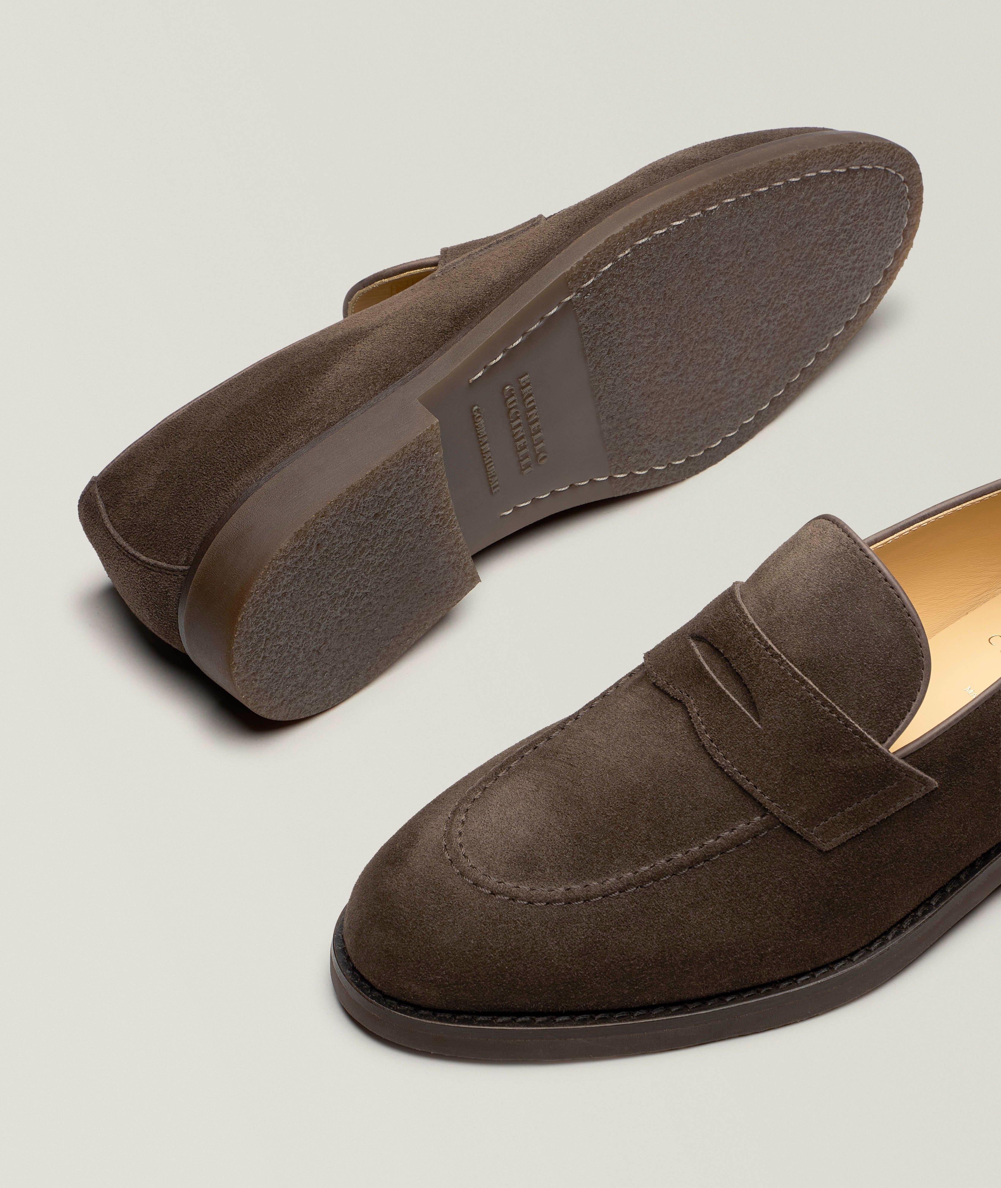 Suede Penny Loafers image 3