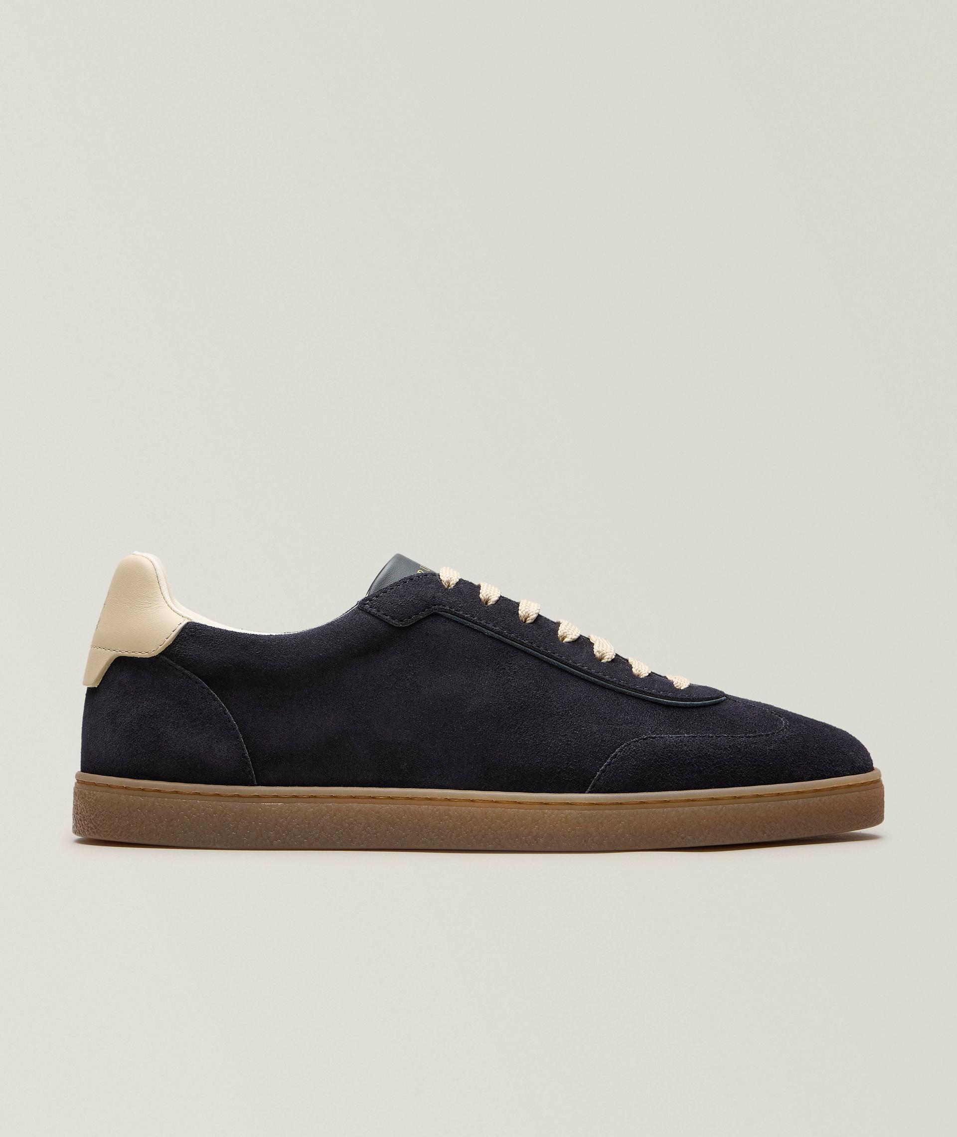 Chaussure sport en suède et en cuir image 0