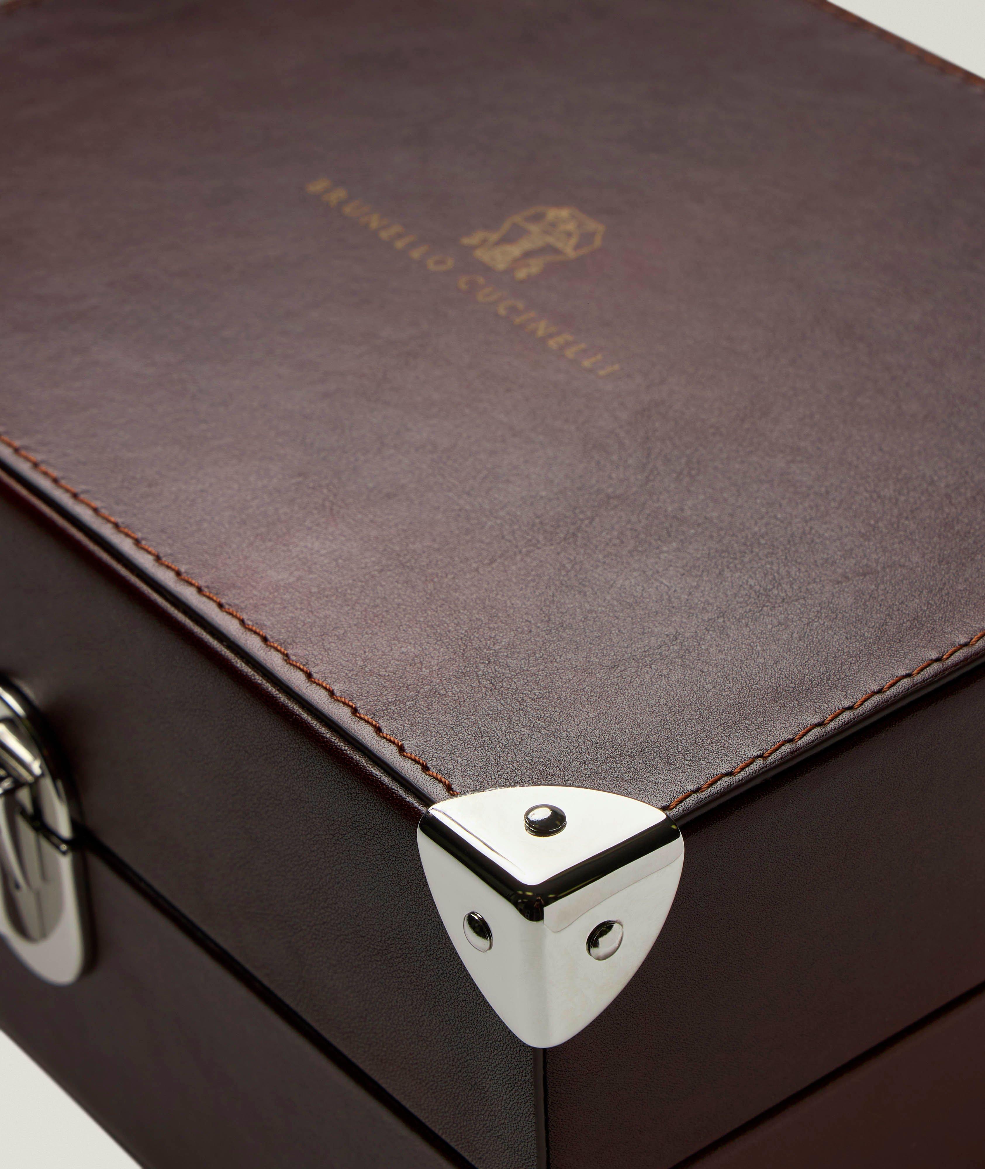Eight-Piece Leather Watch Box image 1