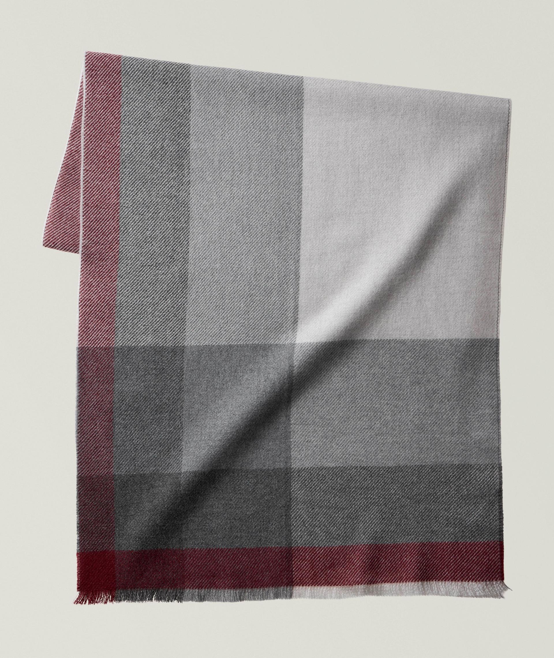 Check Cashmere Scarf image 0