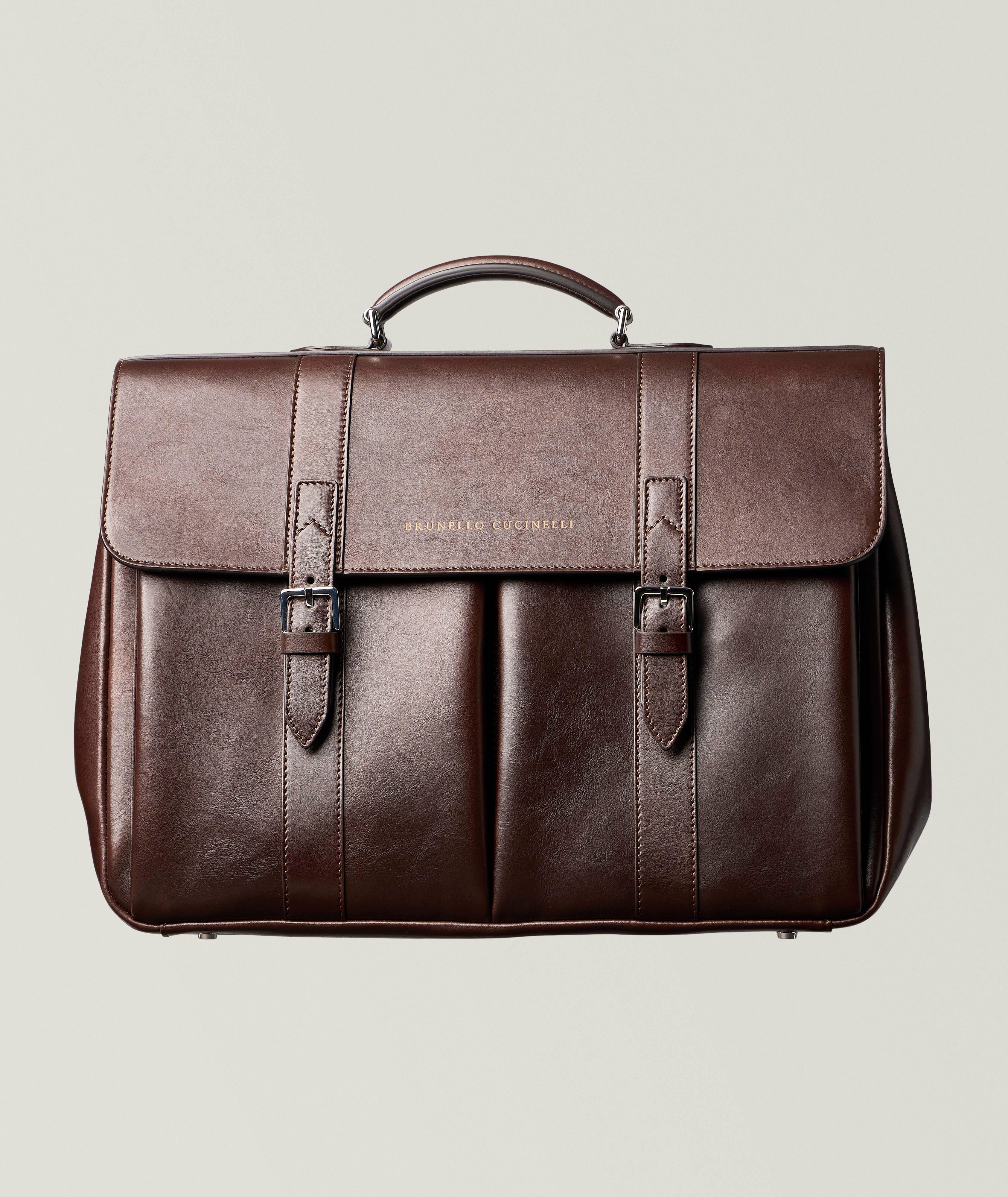 Calfskin Leather Briefcase image 0