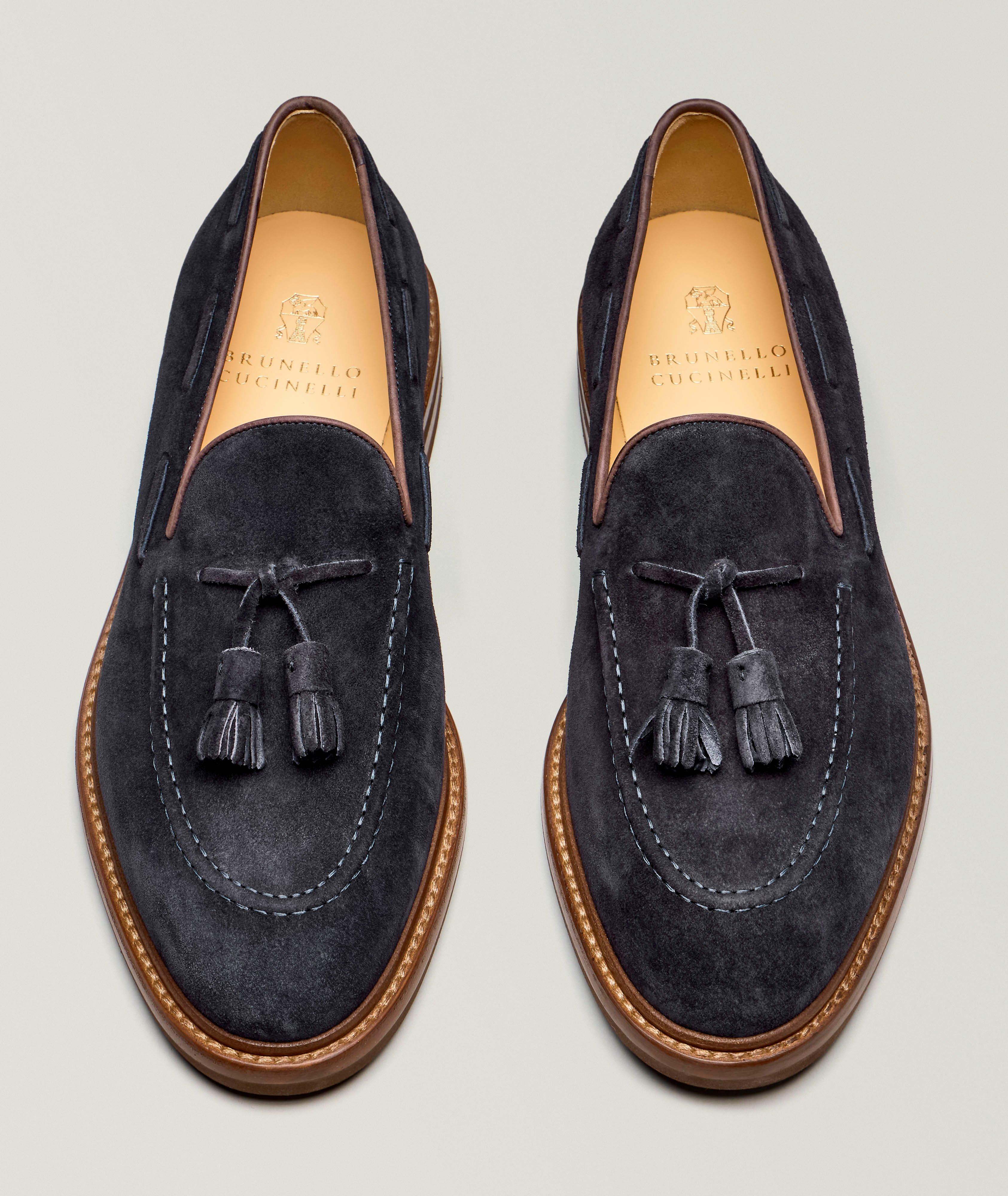 Suede Tassel Loafers image 1