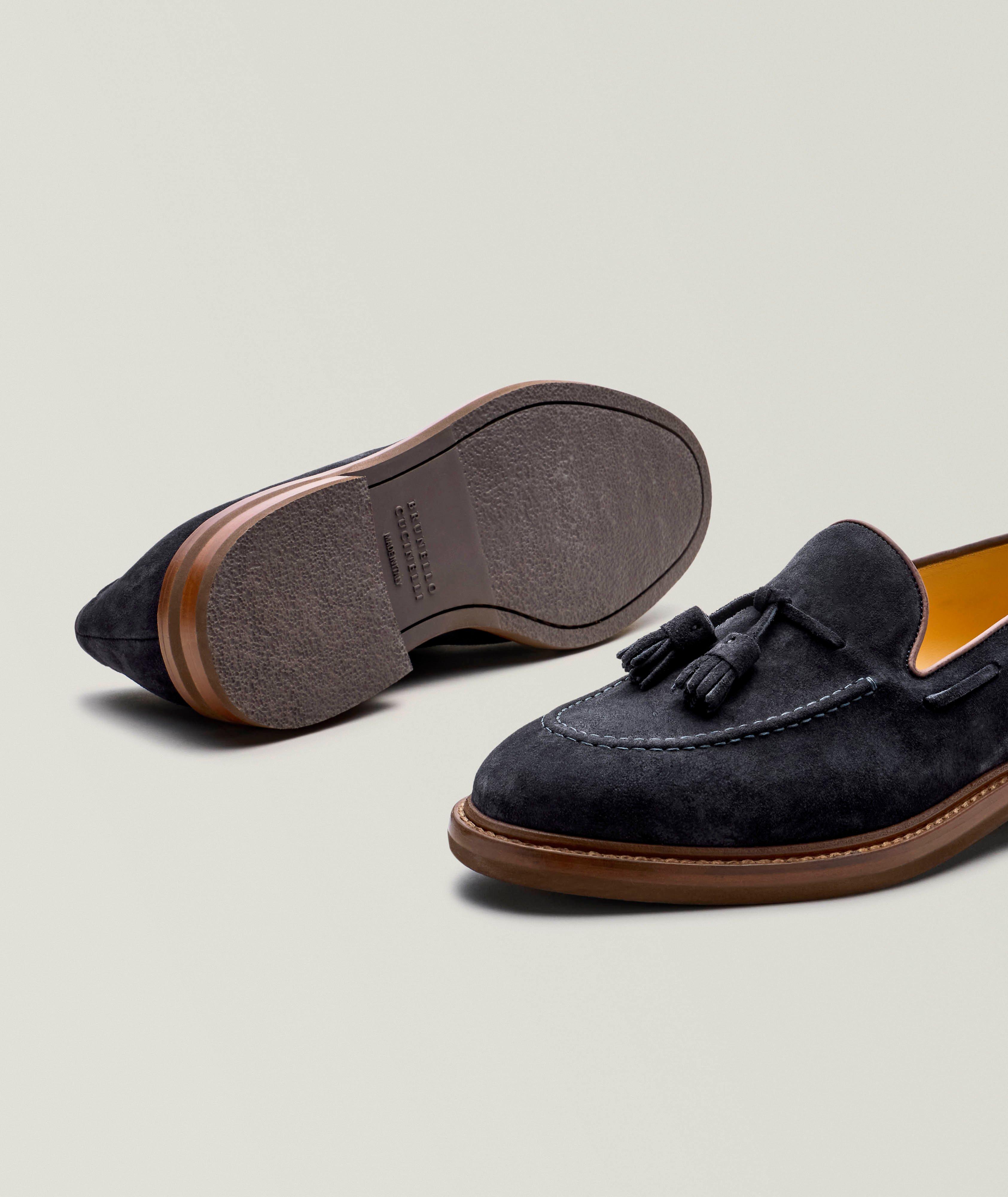 Suede Tassel Loafers image 3