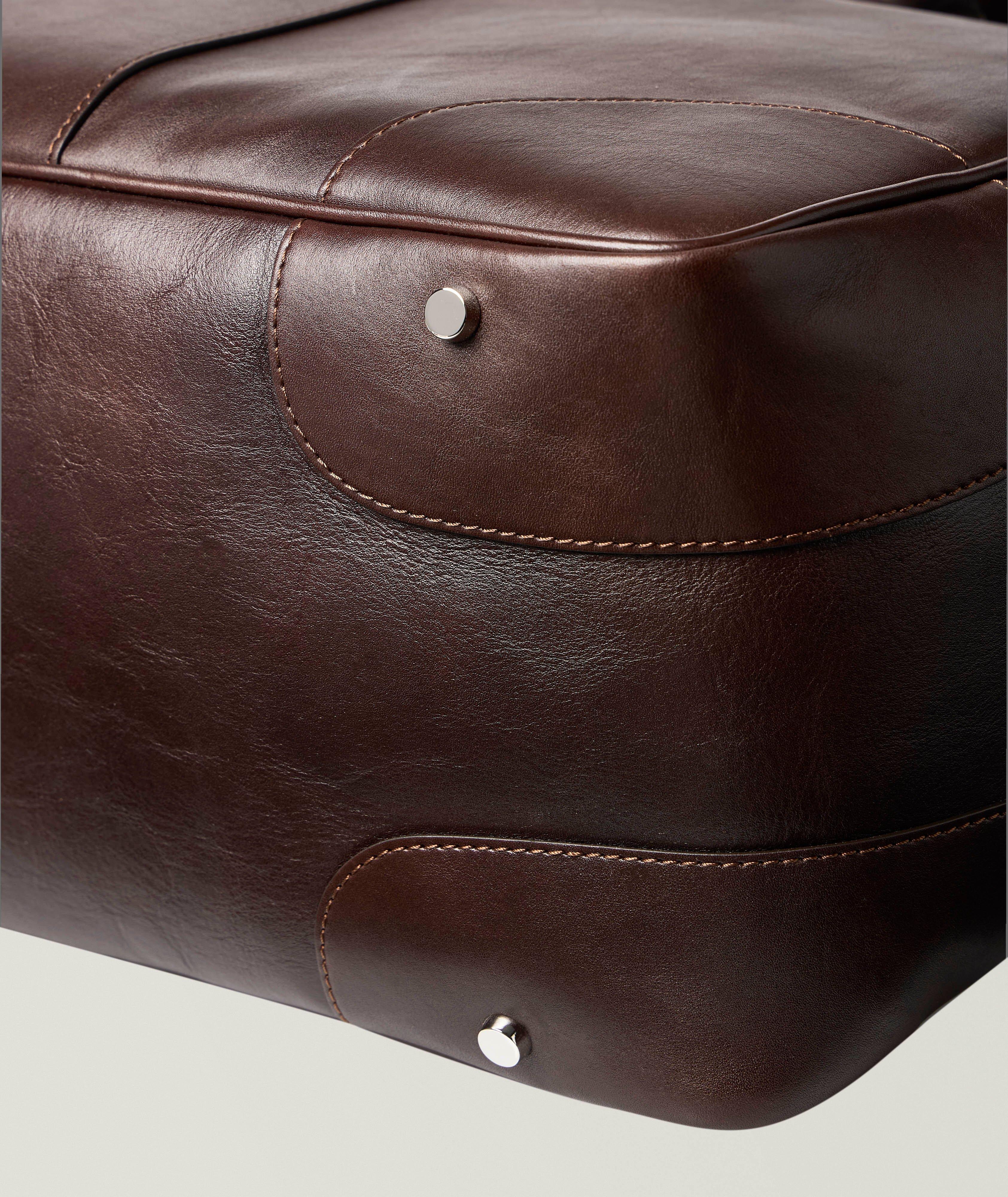 Brunello Cucinelli Boston Leather Weekender Bag | Bags