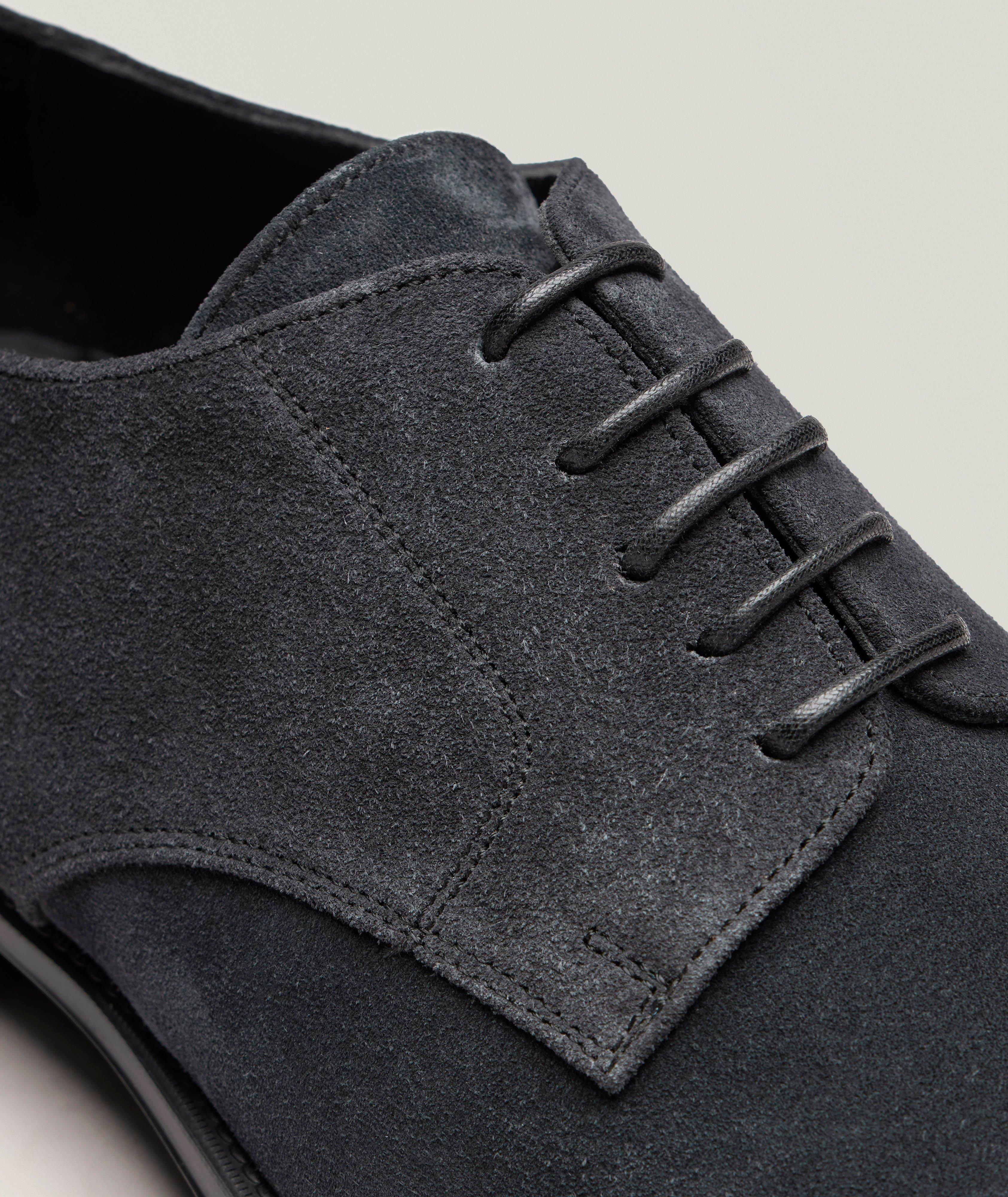 Suede Cap-Toe Derbies image 2