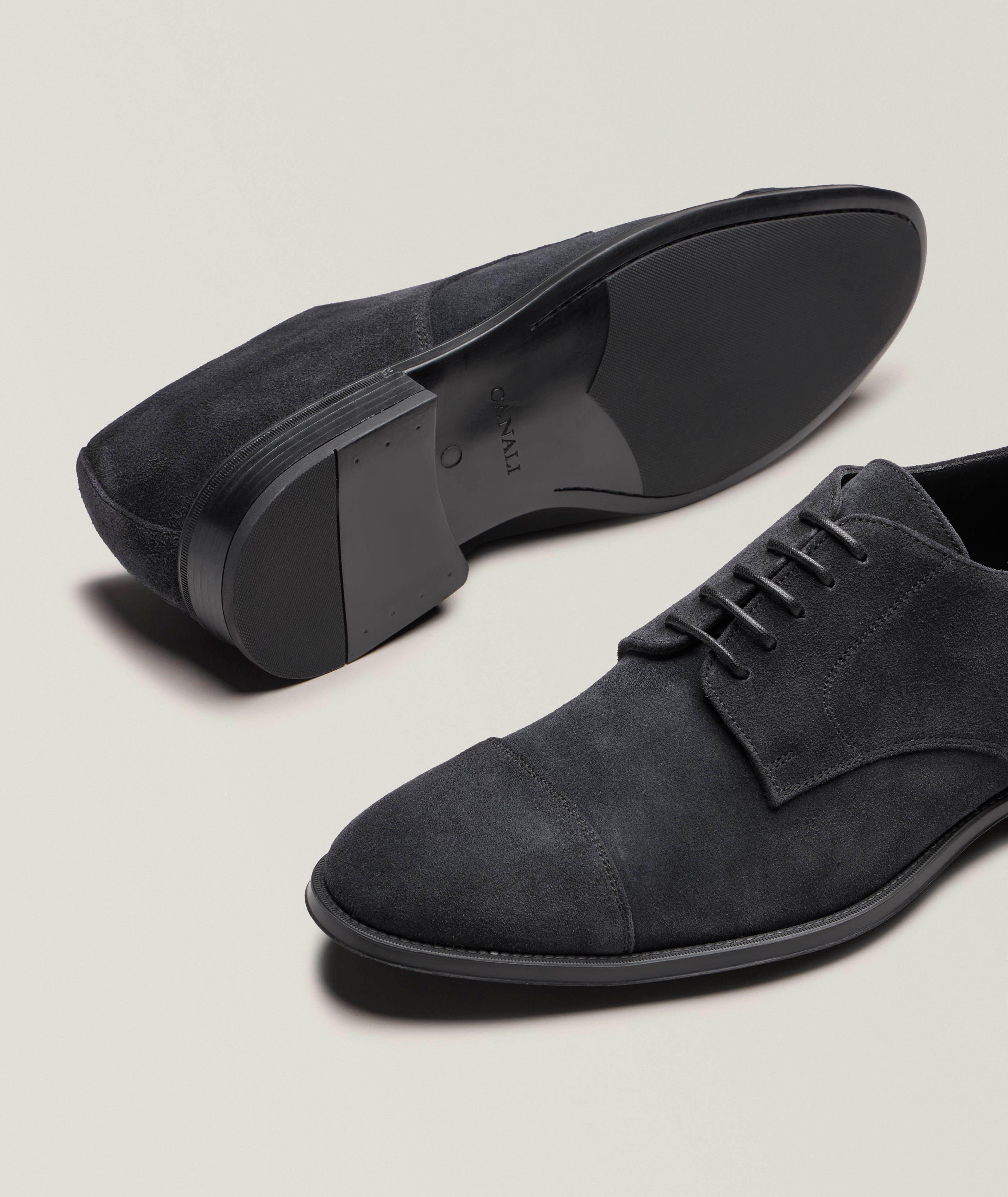 Suede Cap-Toe Derbies image 3