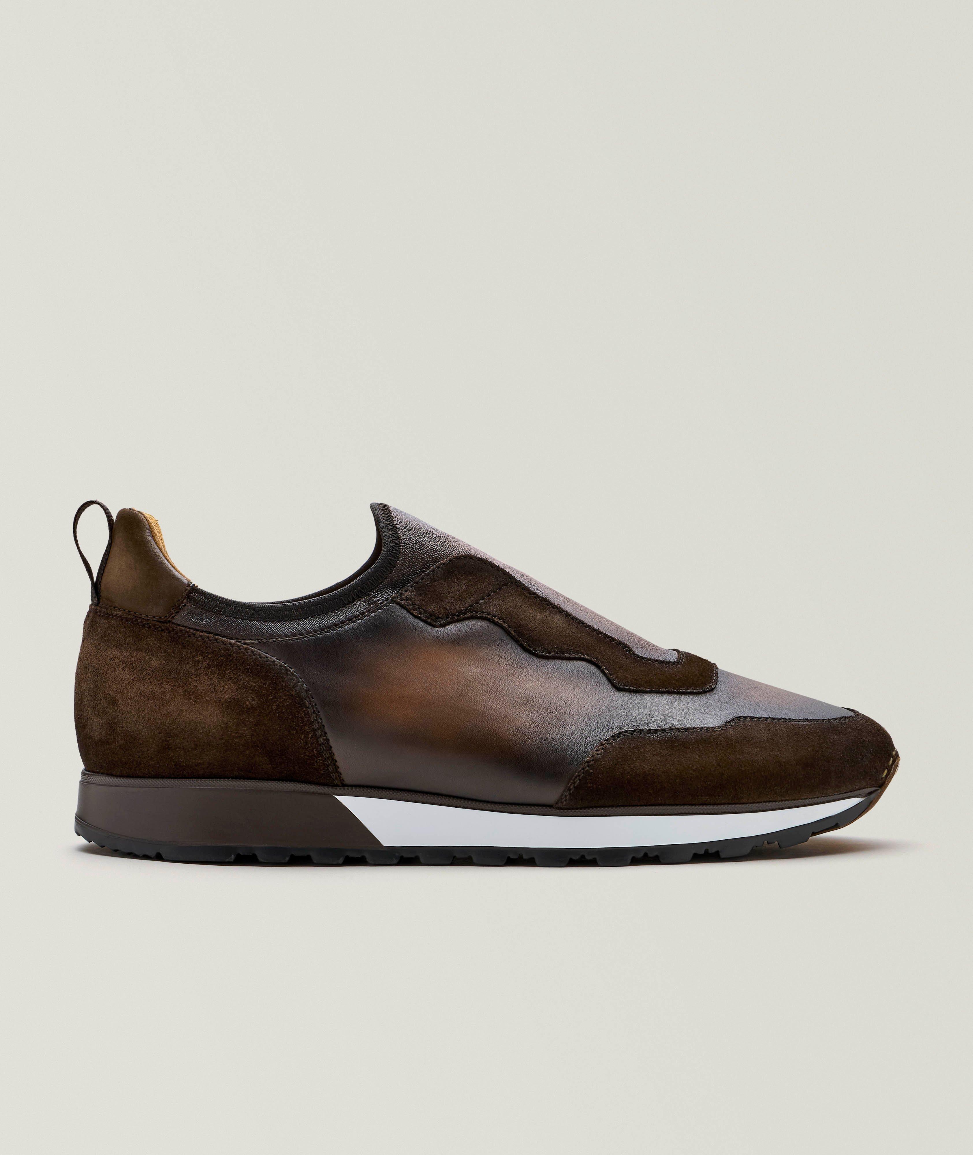 Flâneur sport en suède et en cuir image 0
