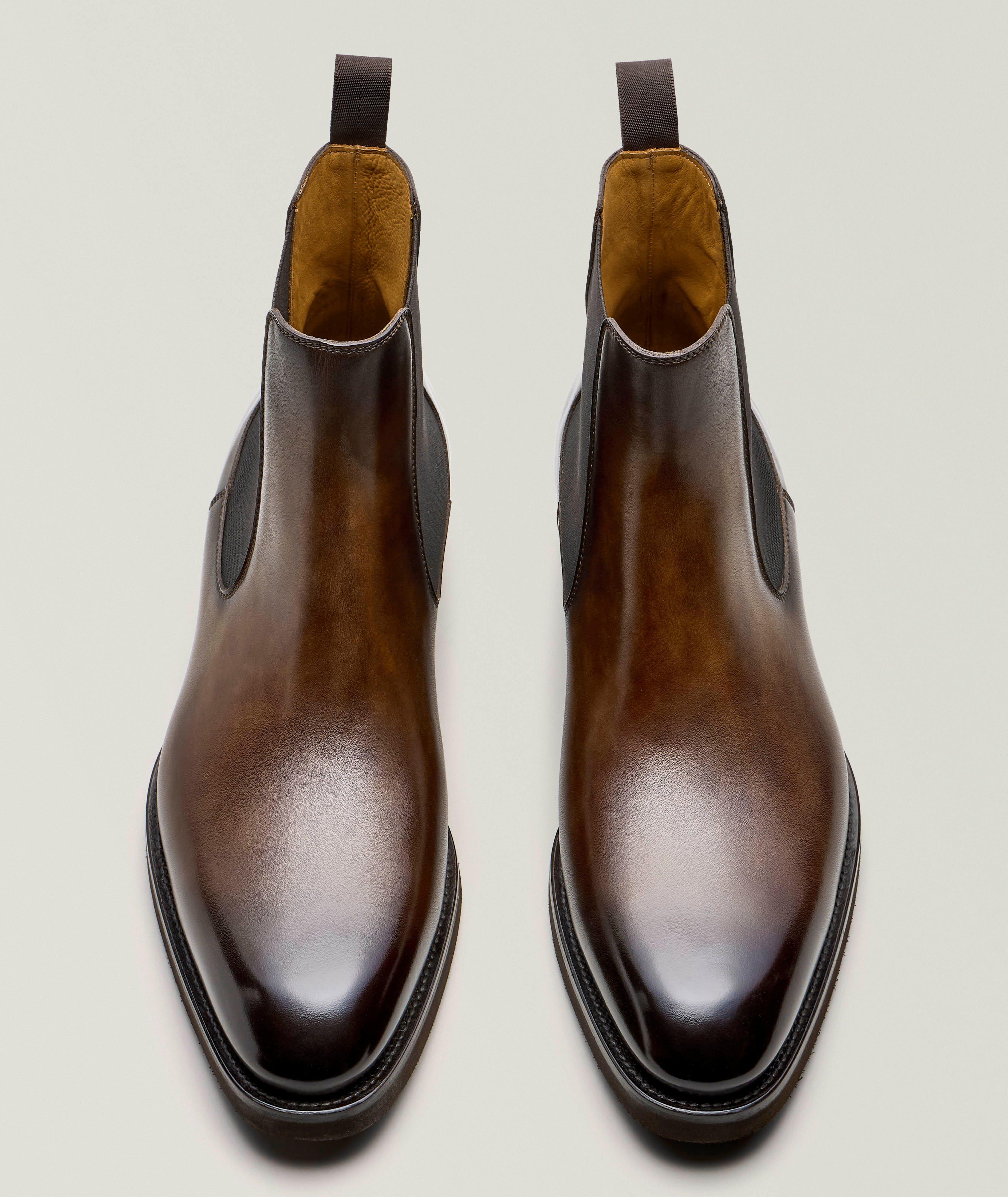 Botte de style Chelsea en cuir image 1