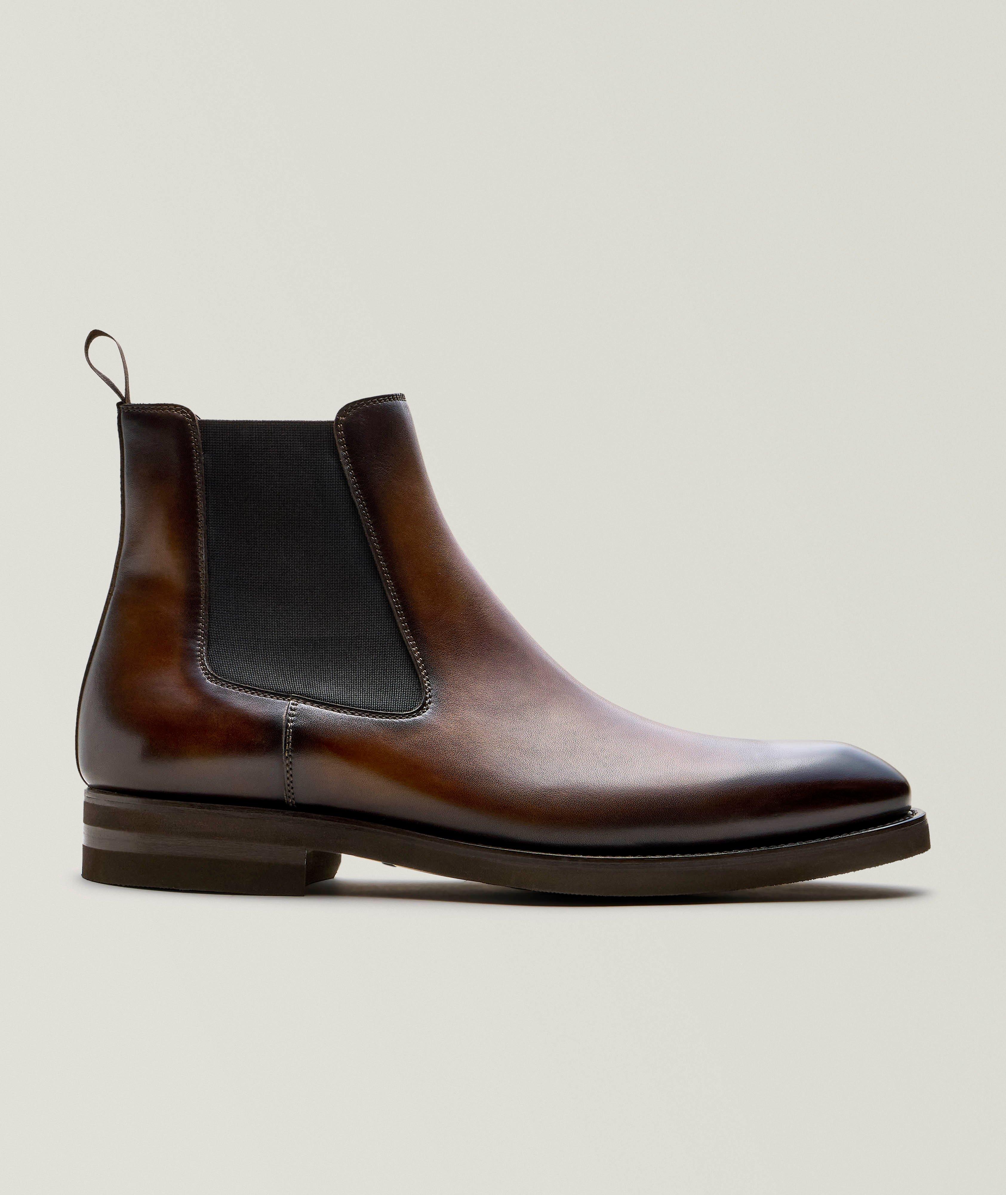 Botte de style Chelsea en cuir image 0