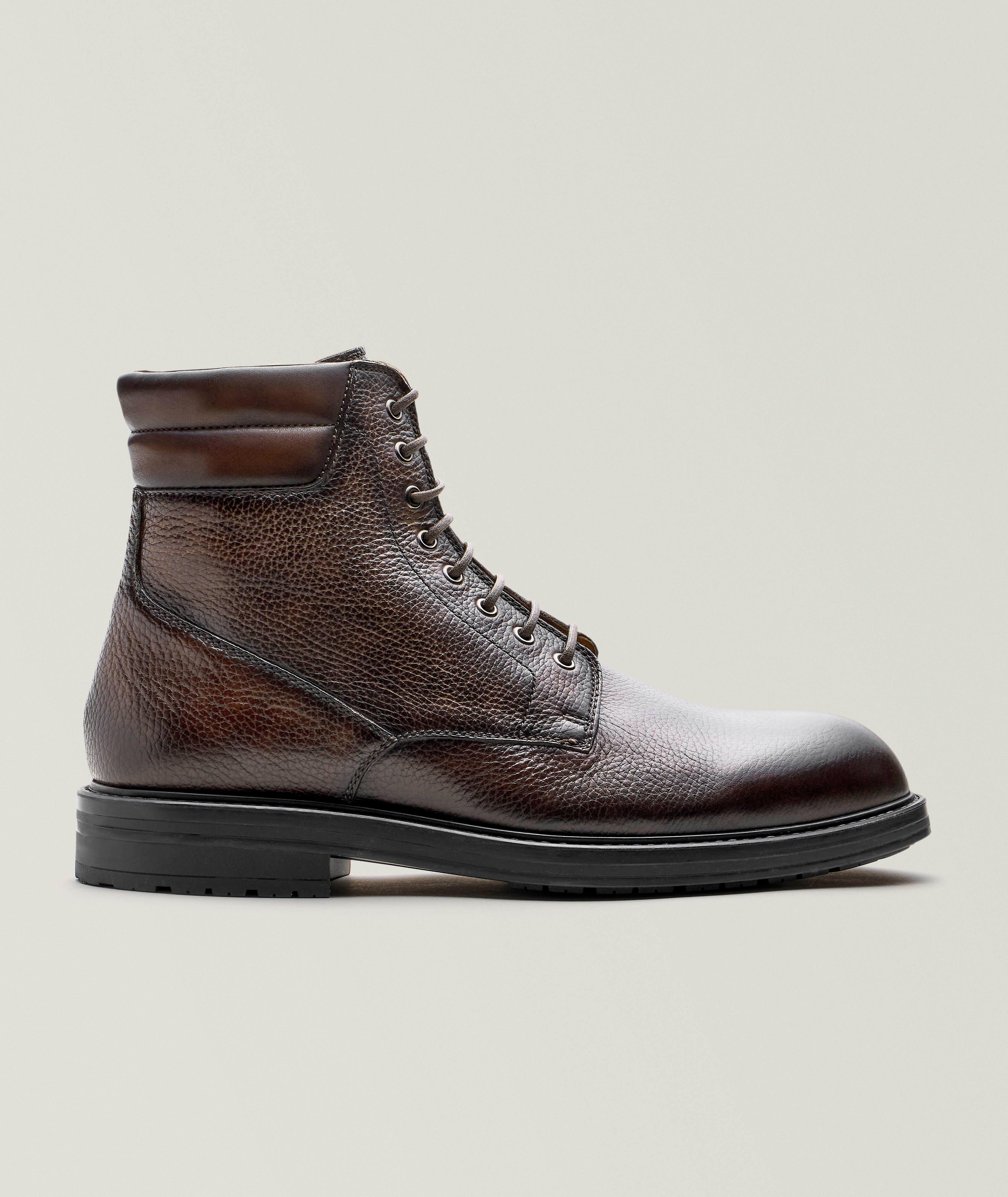 Grayson Leather Lace-Up Boots image 0