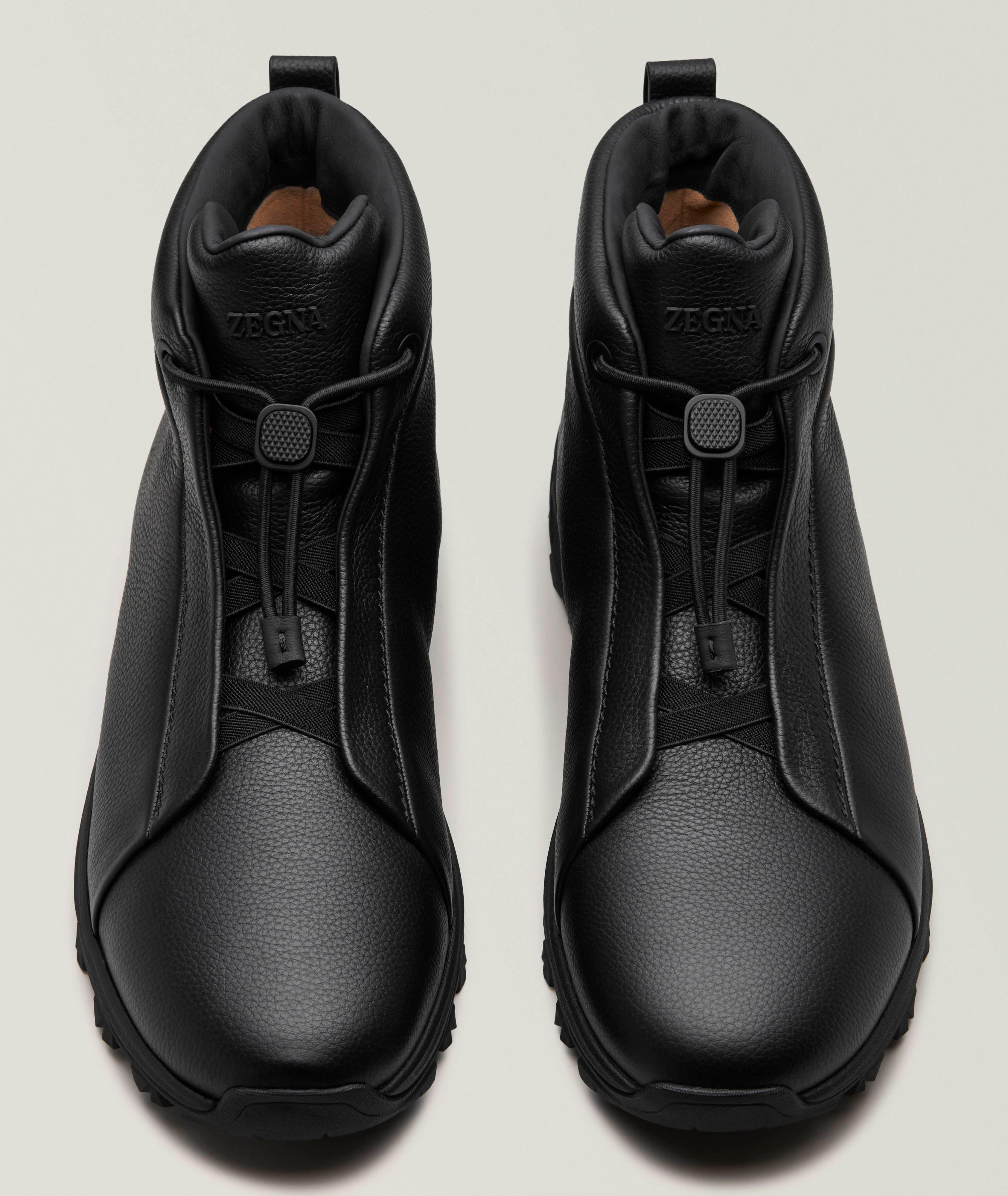 Triple Stitch Vetta Leather High-Top Sneakers image 1