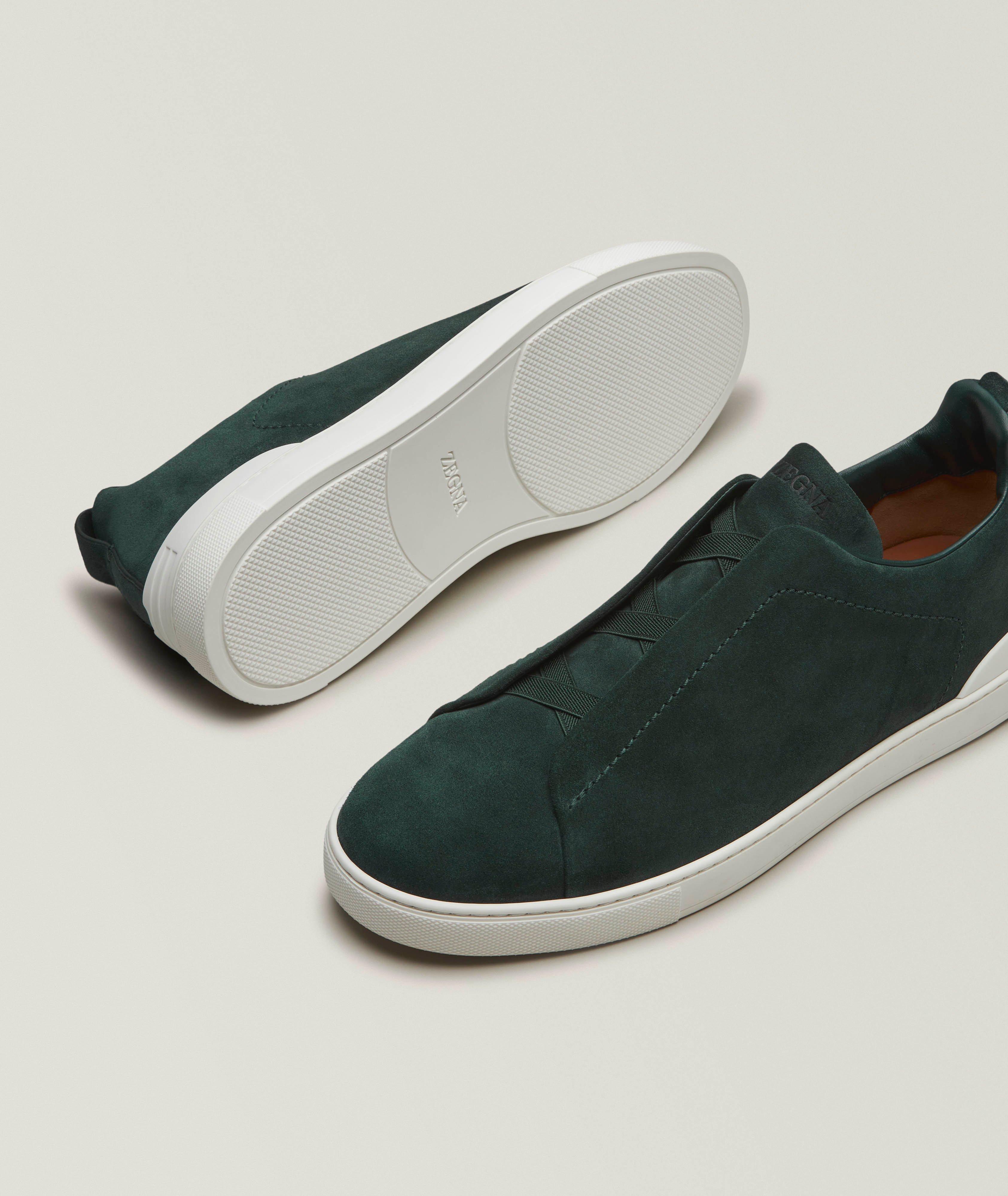 Triple Stitch Suede Sneakers image 3