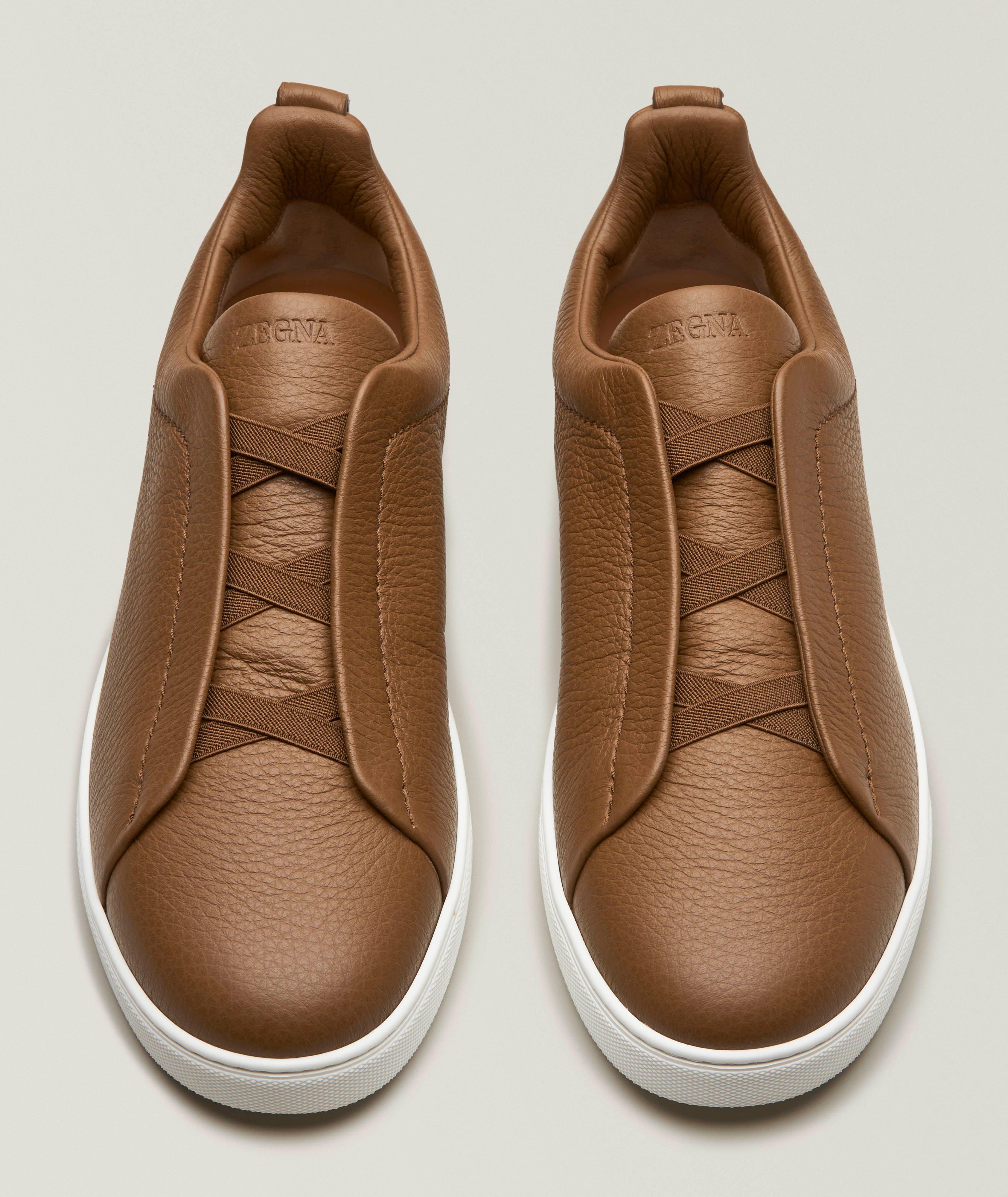 Chaussure sport en cuir de chevreuil, collection Triple Stitch image 1