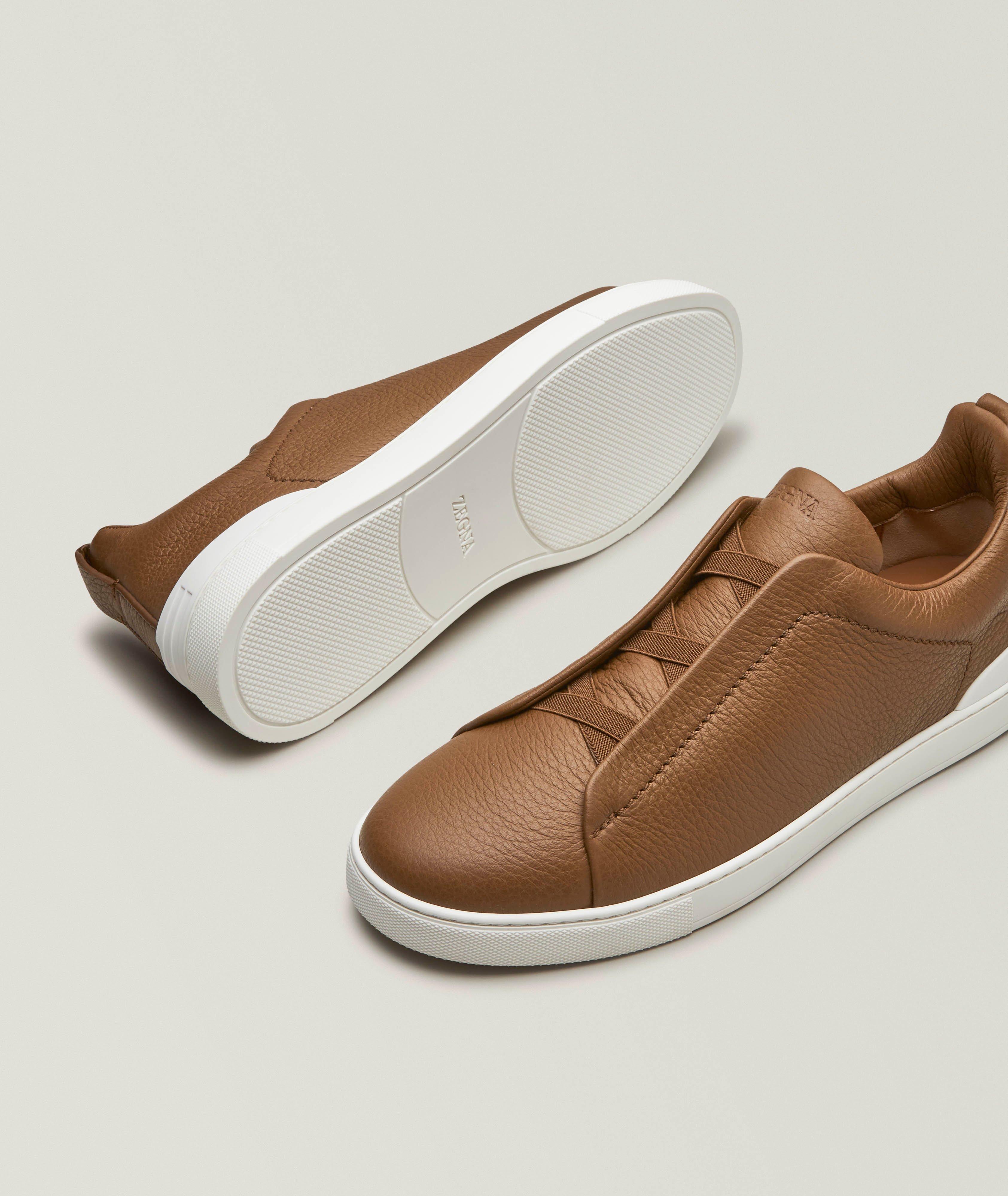 Chaussure sport en cuir de chevreuil, collection Triple Stitch image 3