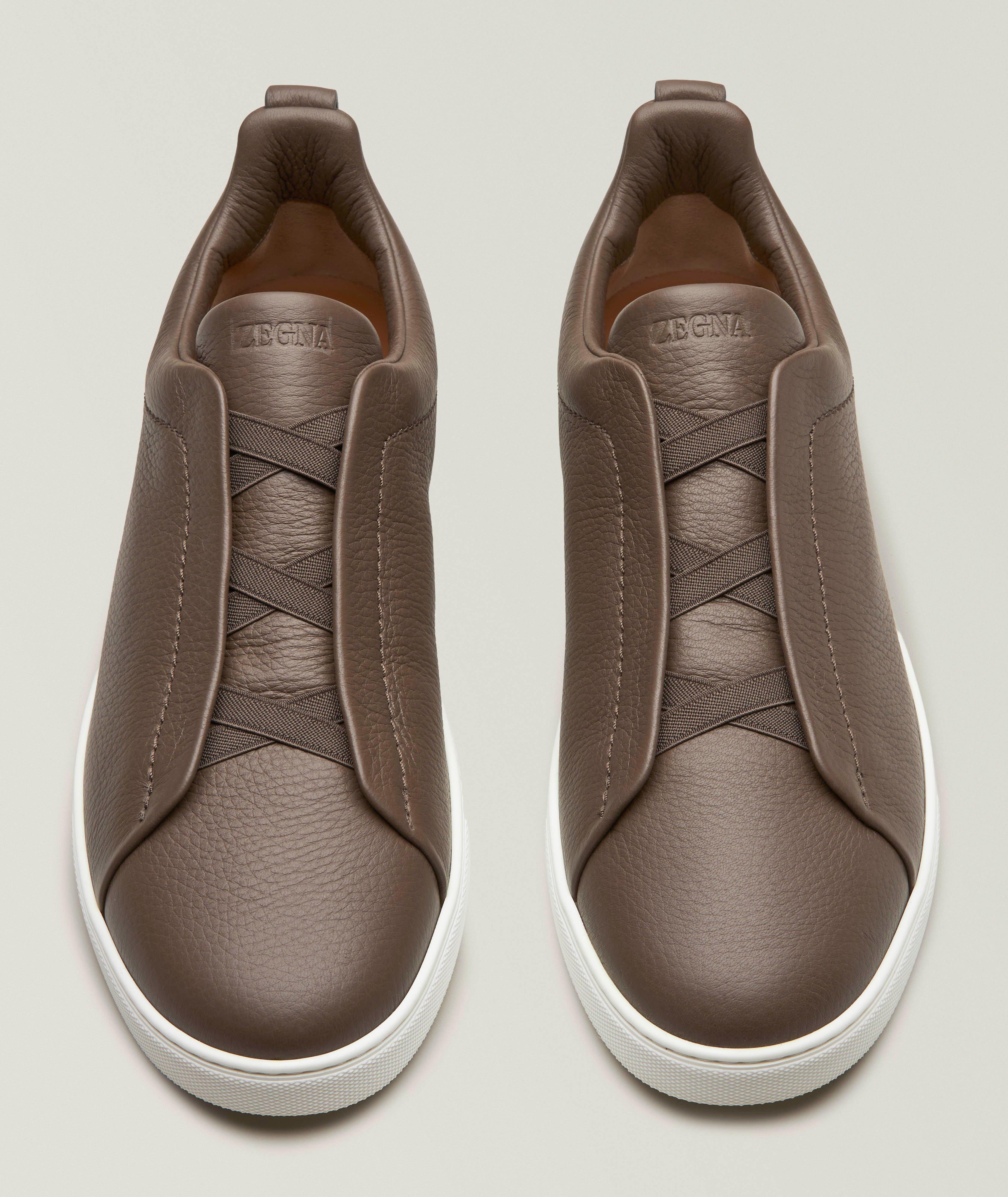 Chaussure sport en cuir de chevreuil, collection Triple Stitch image 1