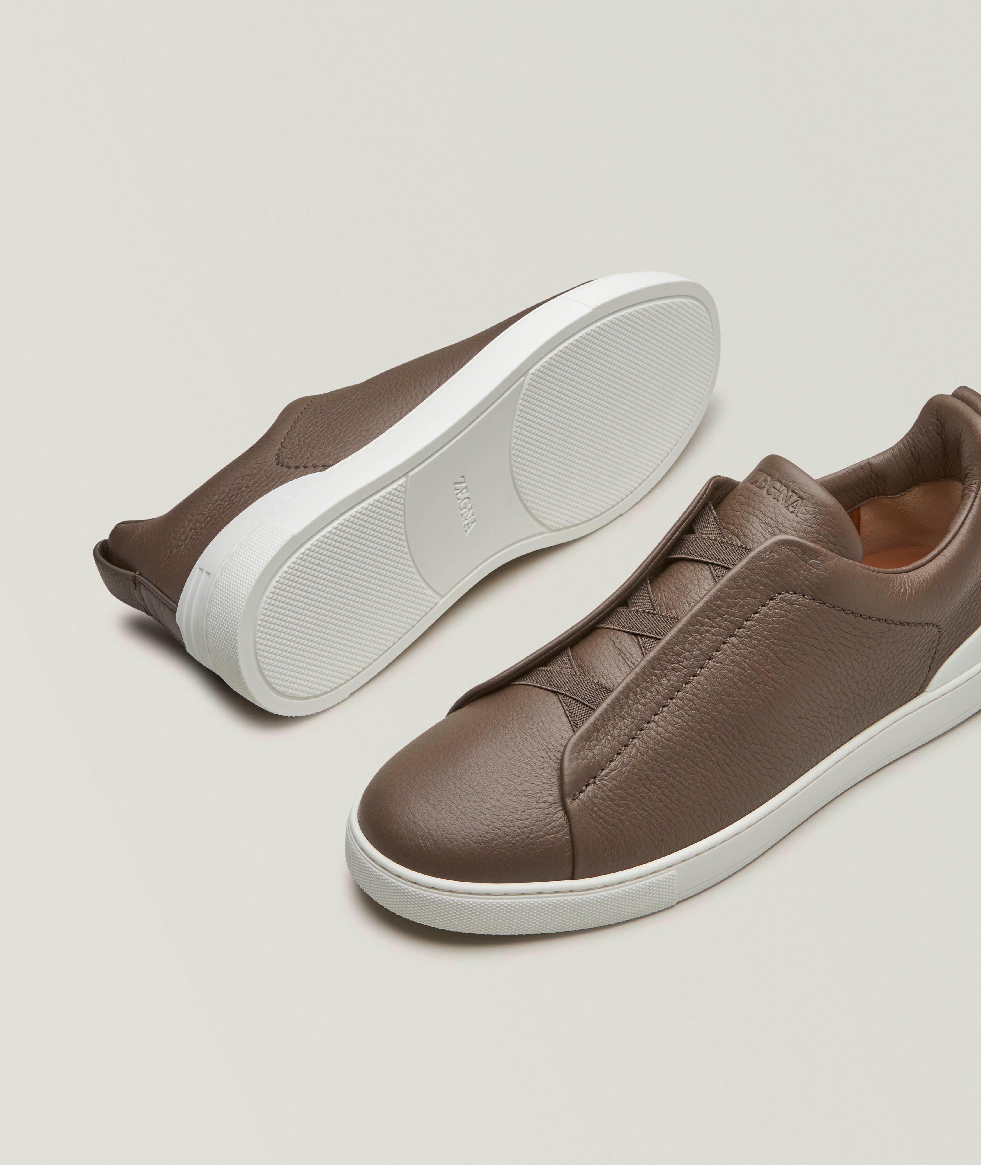 Chaussure sport en cuir de chevreuil, collection Triple Stitch image 3