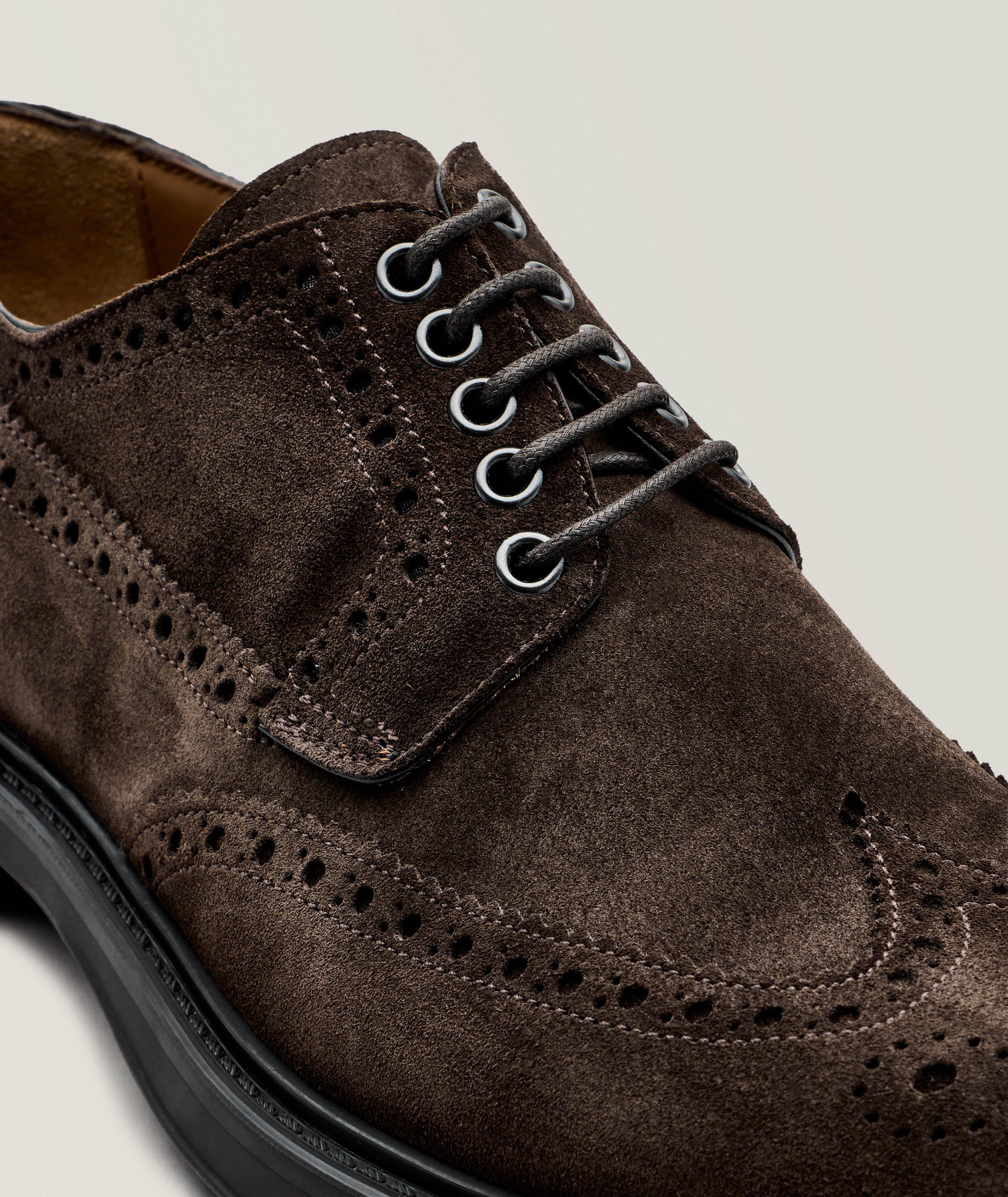 Suede Brogue Wingtip Derbies image 2
