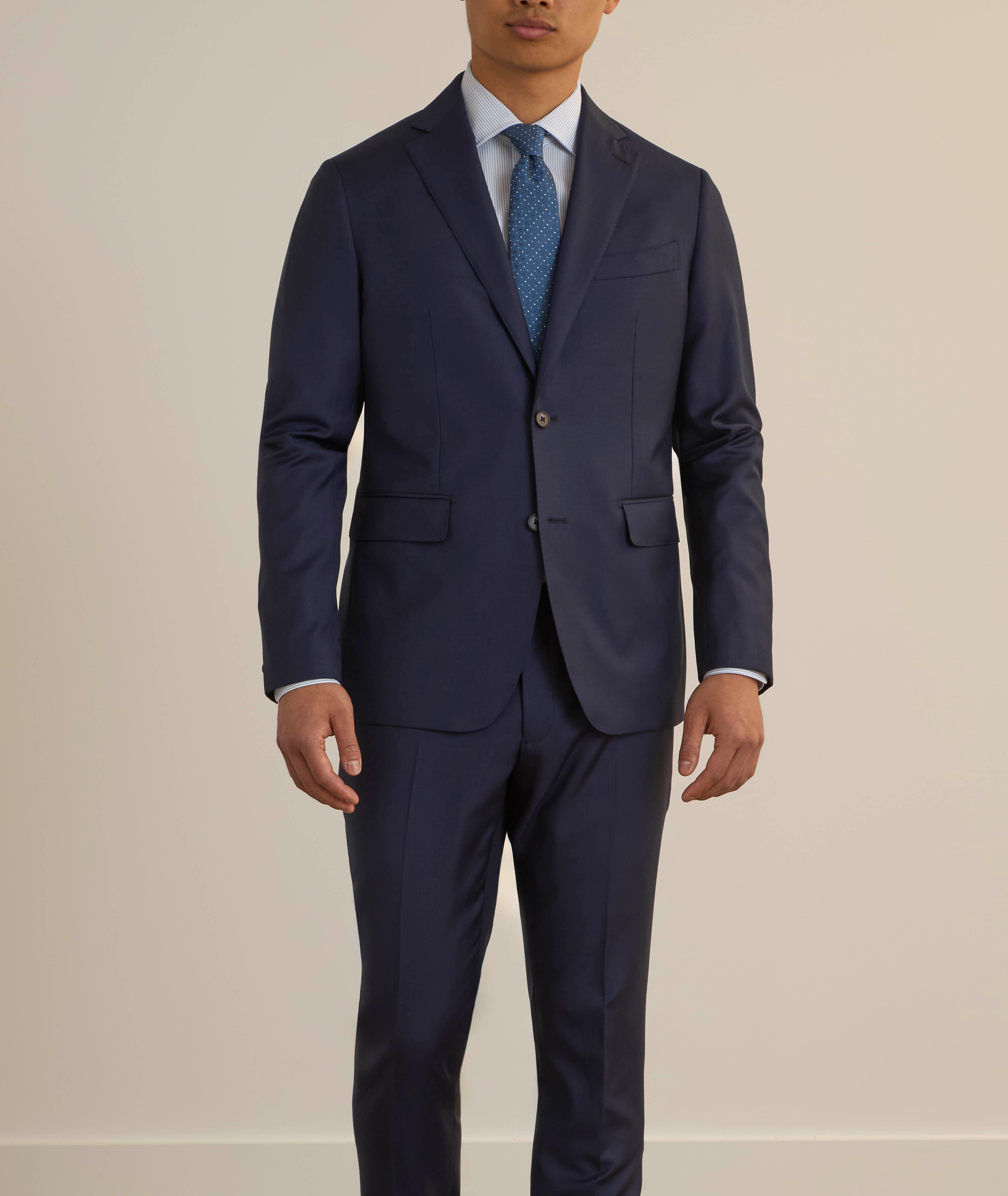Sharkskin Virgin Wool Suit image 1