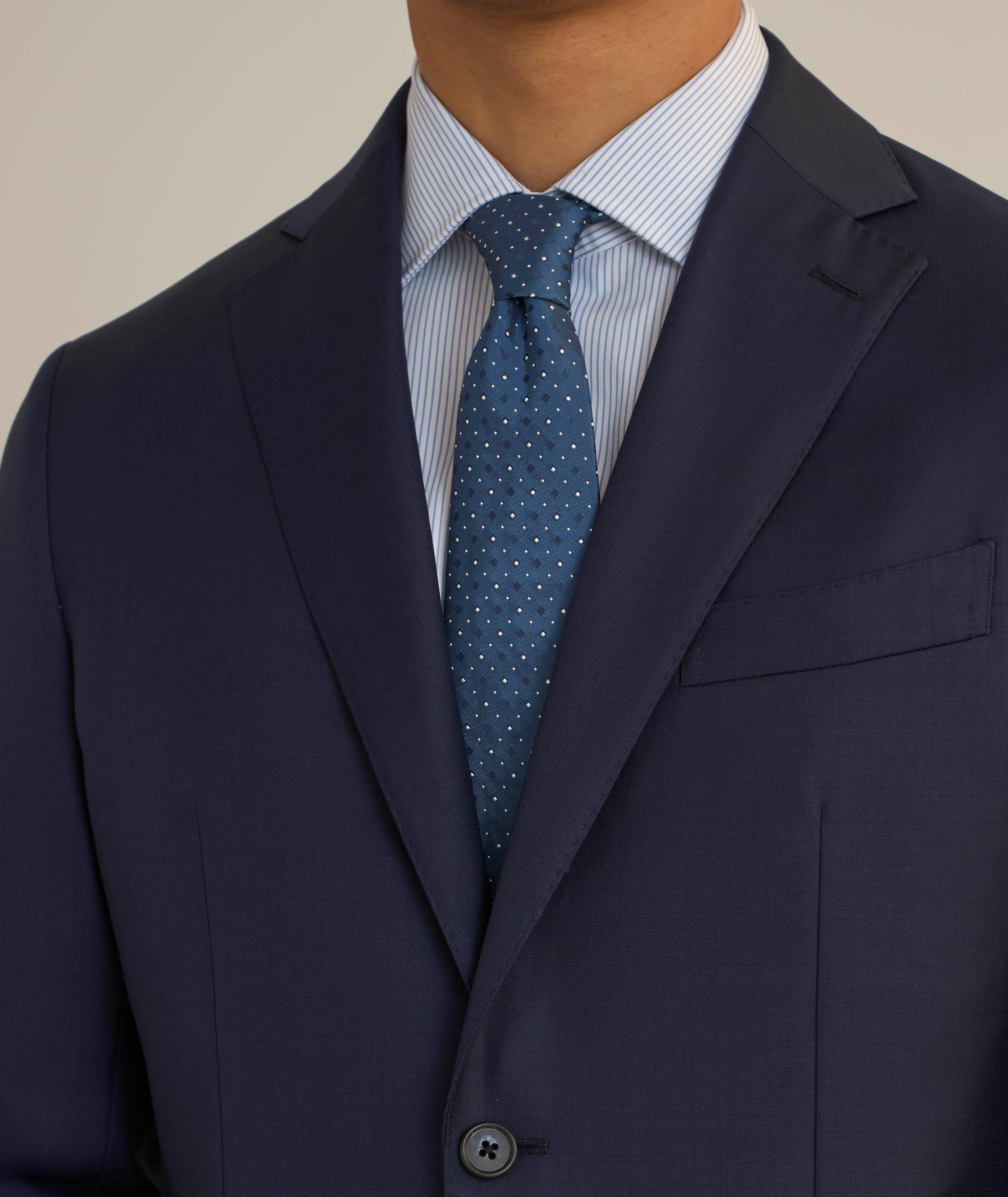 Sharkskin Virgin Wool Suit image 3