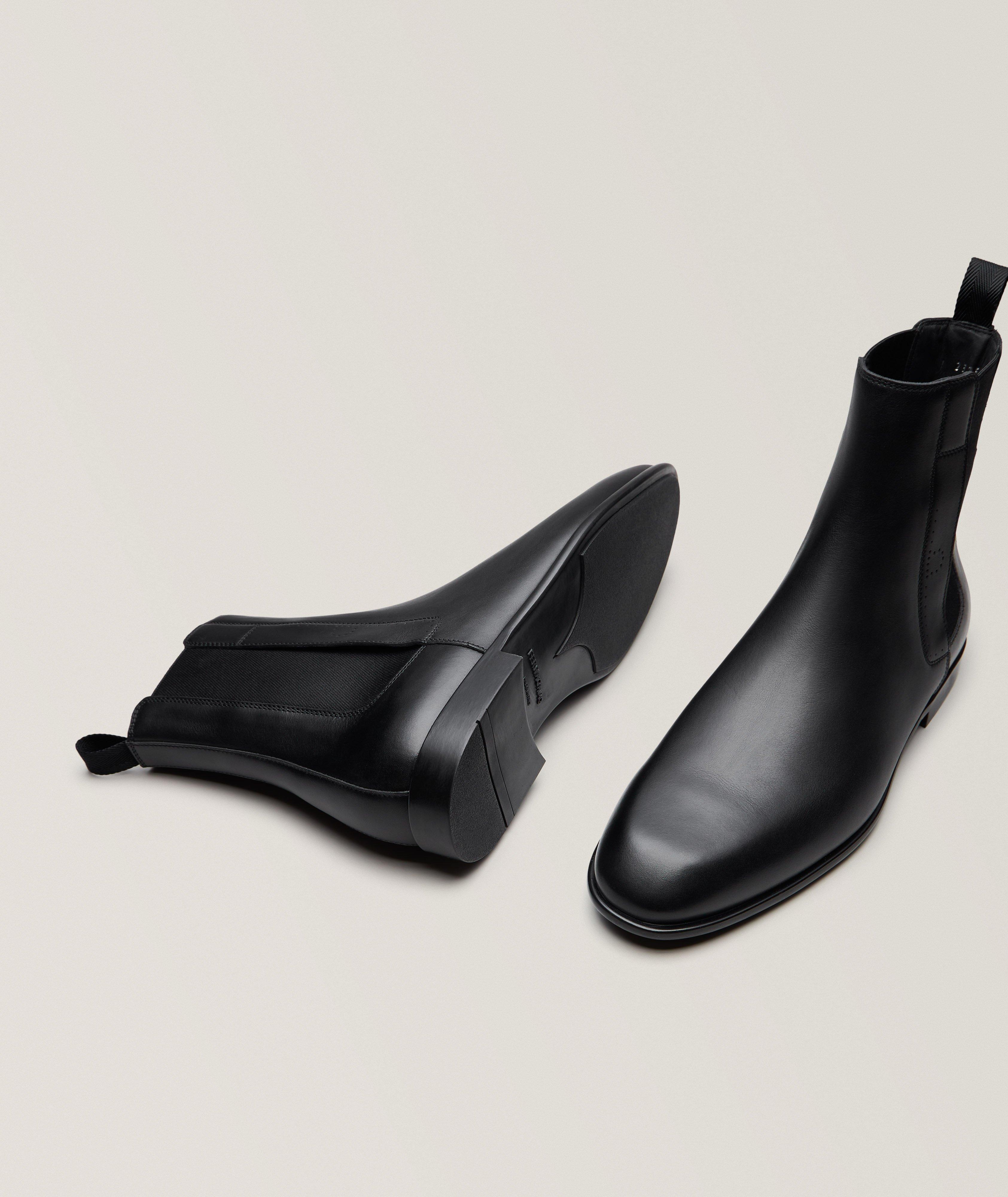 Botte de style Chelsea en cuir image 3