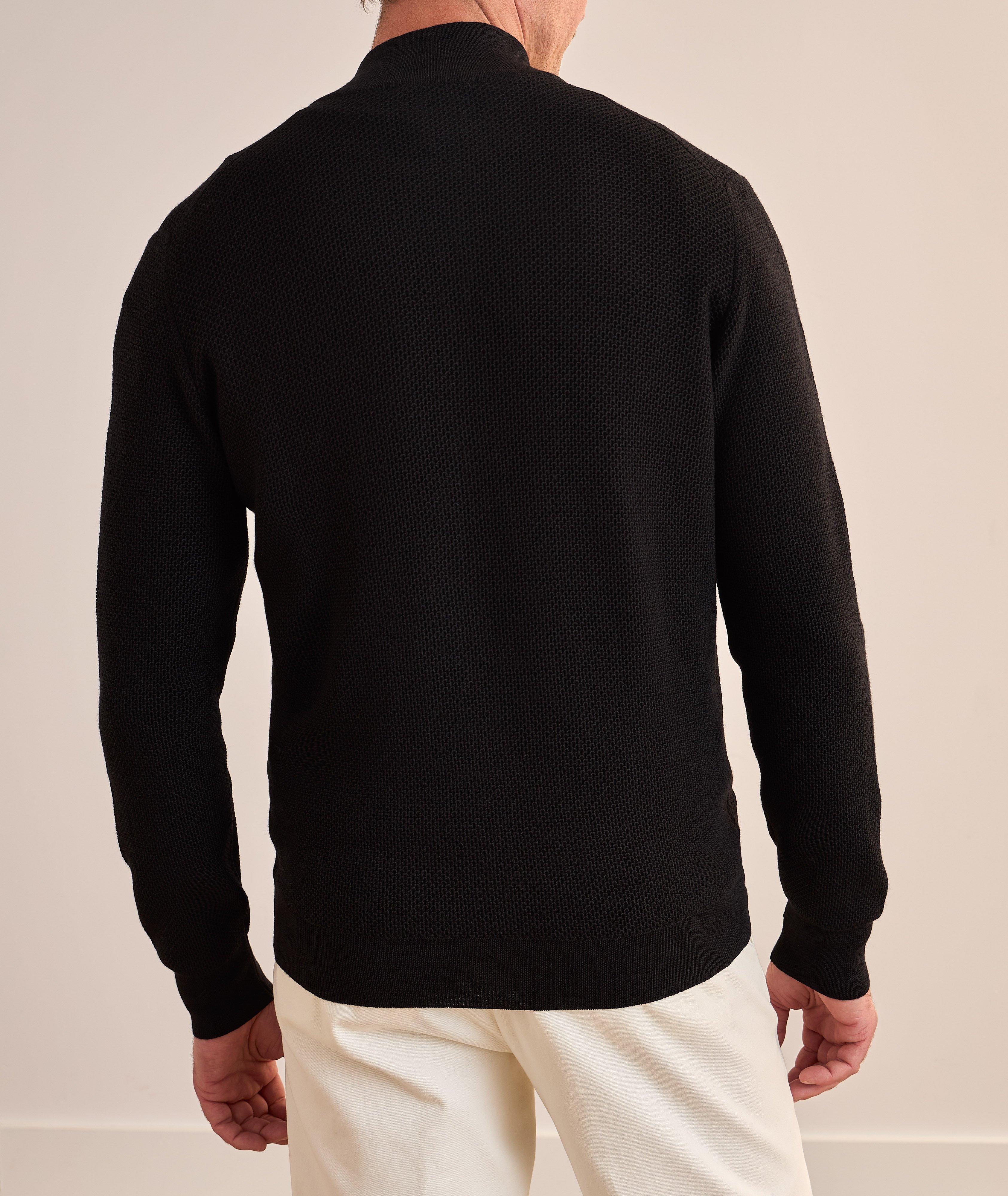 Rice Stitch Full-Zip Cardigan  image 2