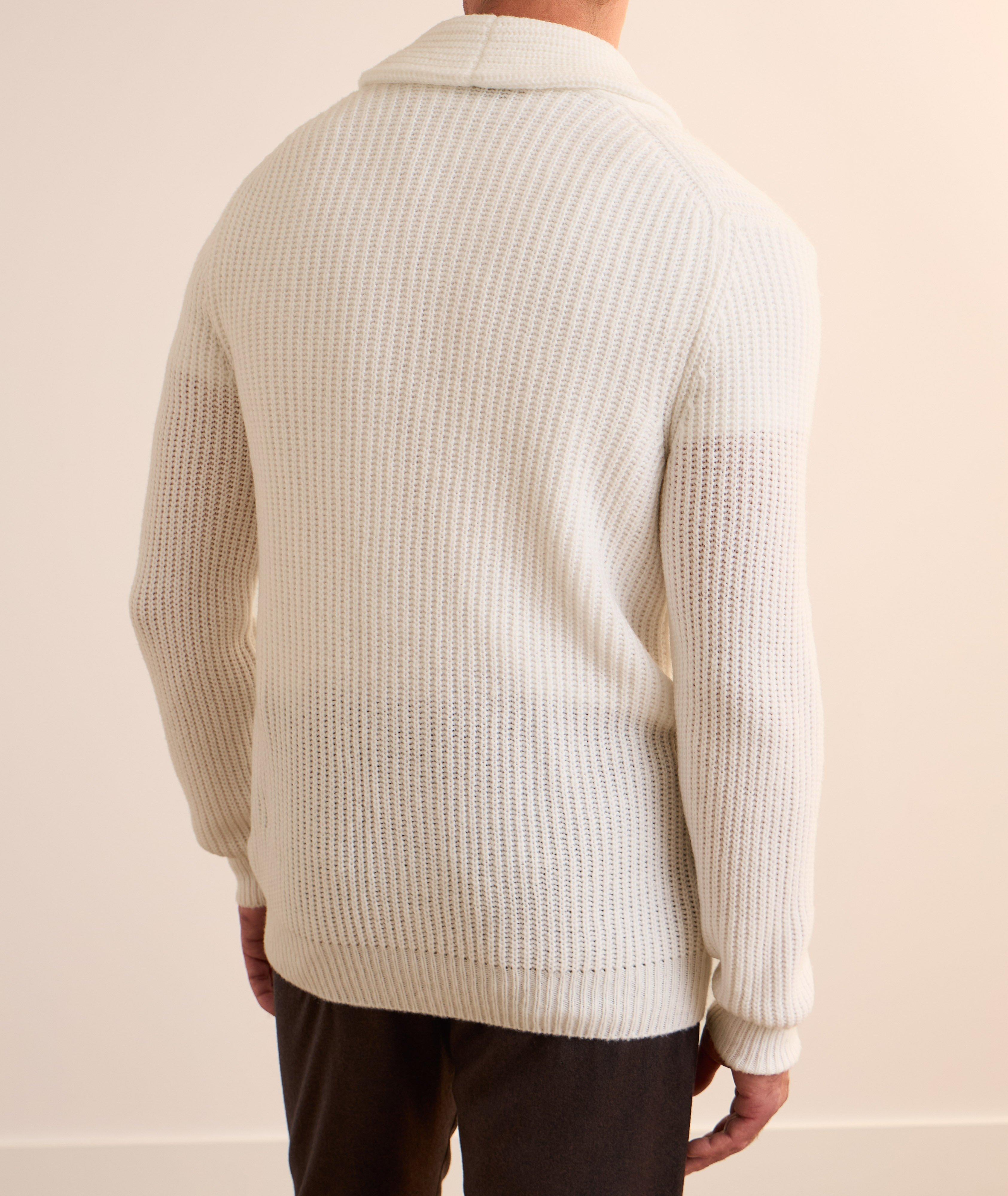 Wool-Blend Shawl Cardigan  image 2