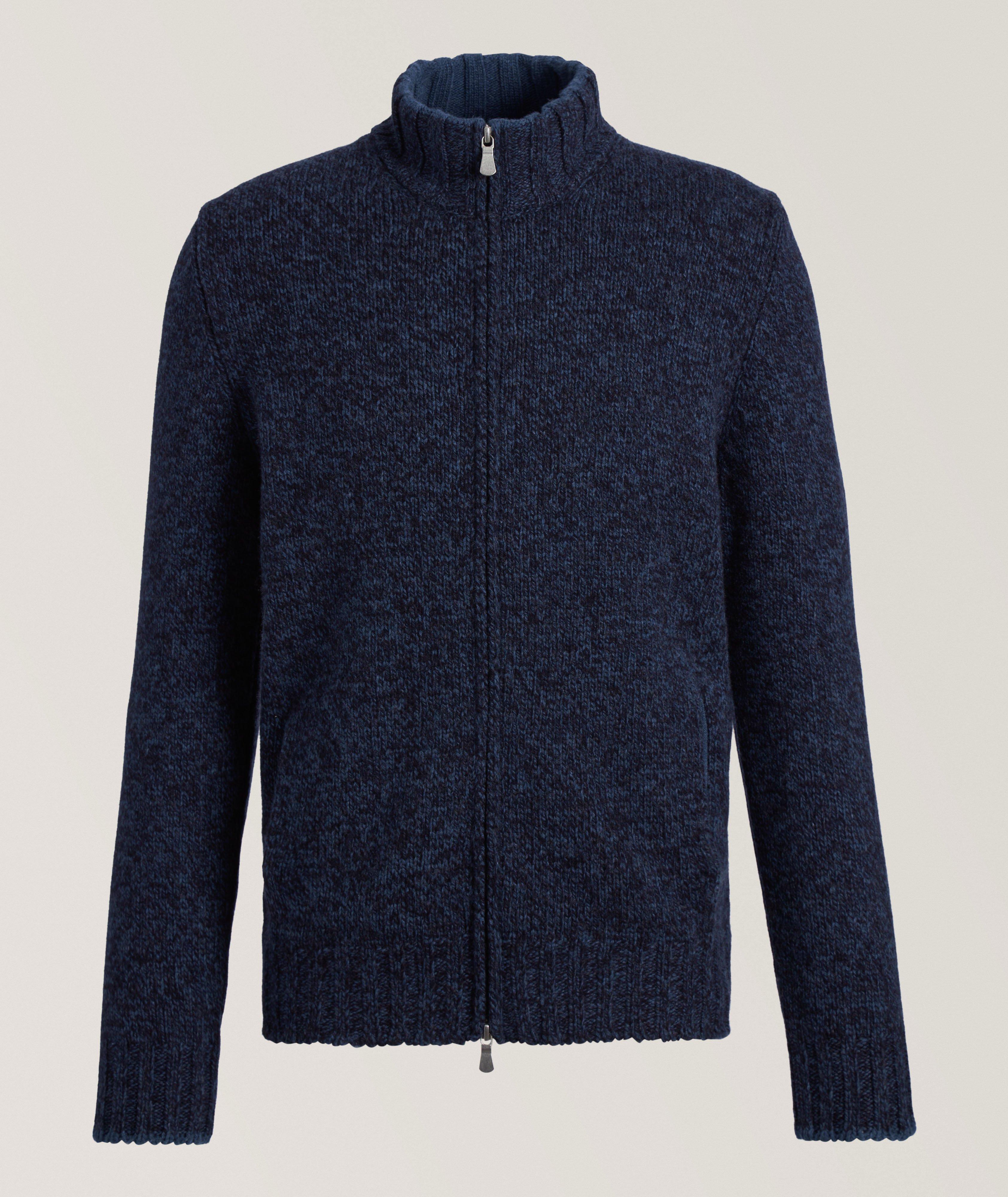 Mélange Full-Zip Cardigan image 0