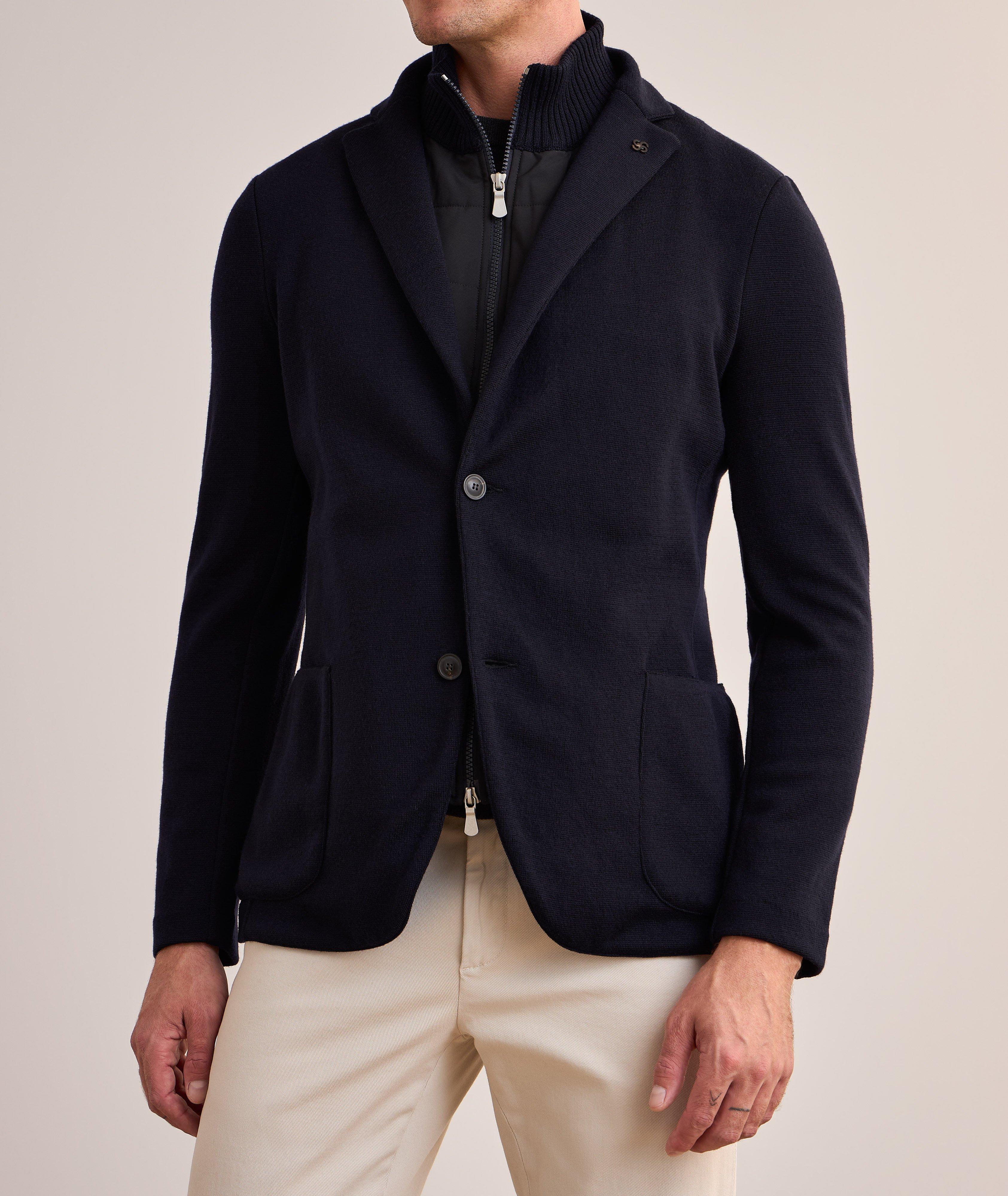 Wool Knit Sport Jacket image 1