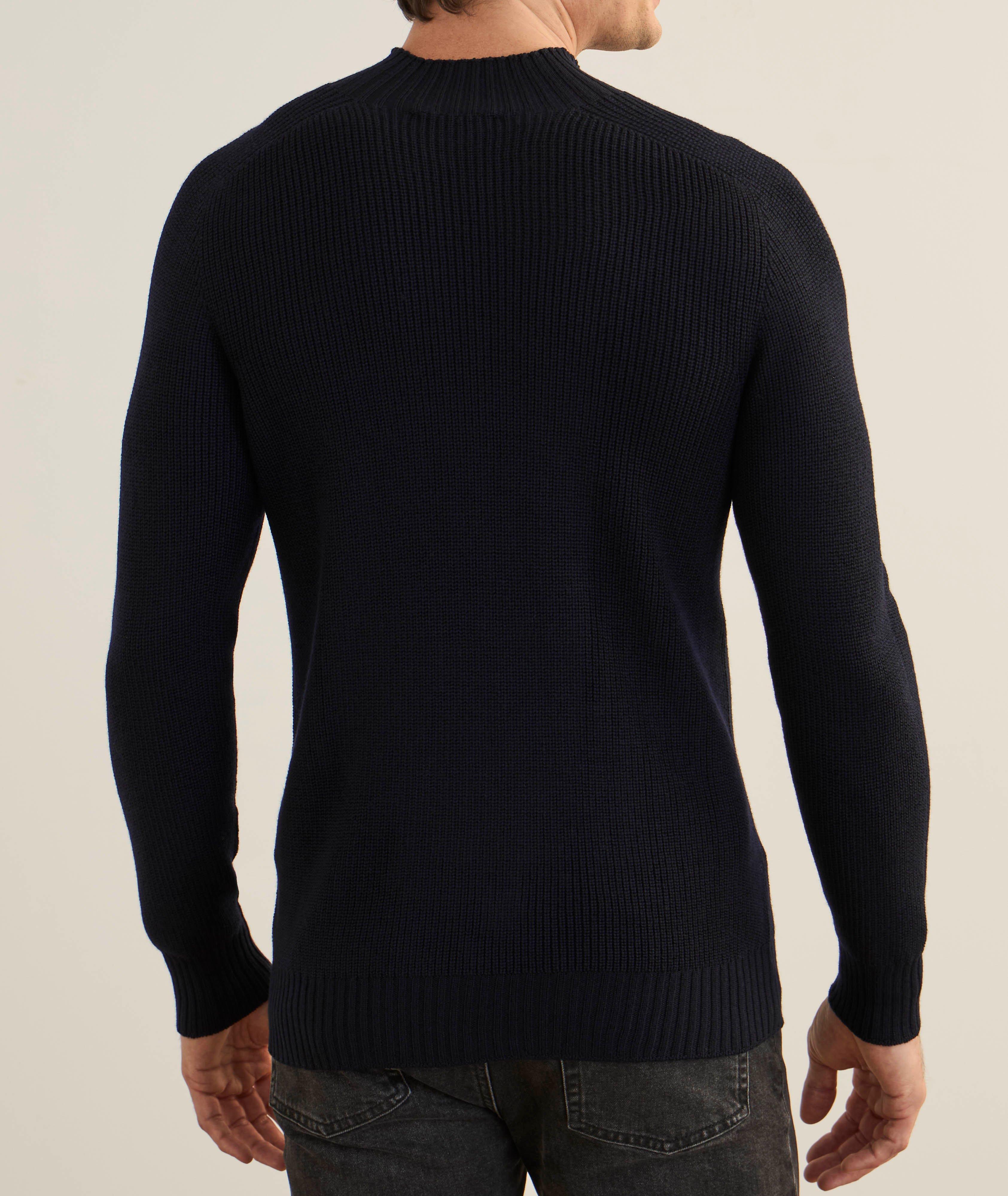 Wool Mock Neck Sweater image 1