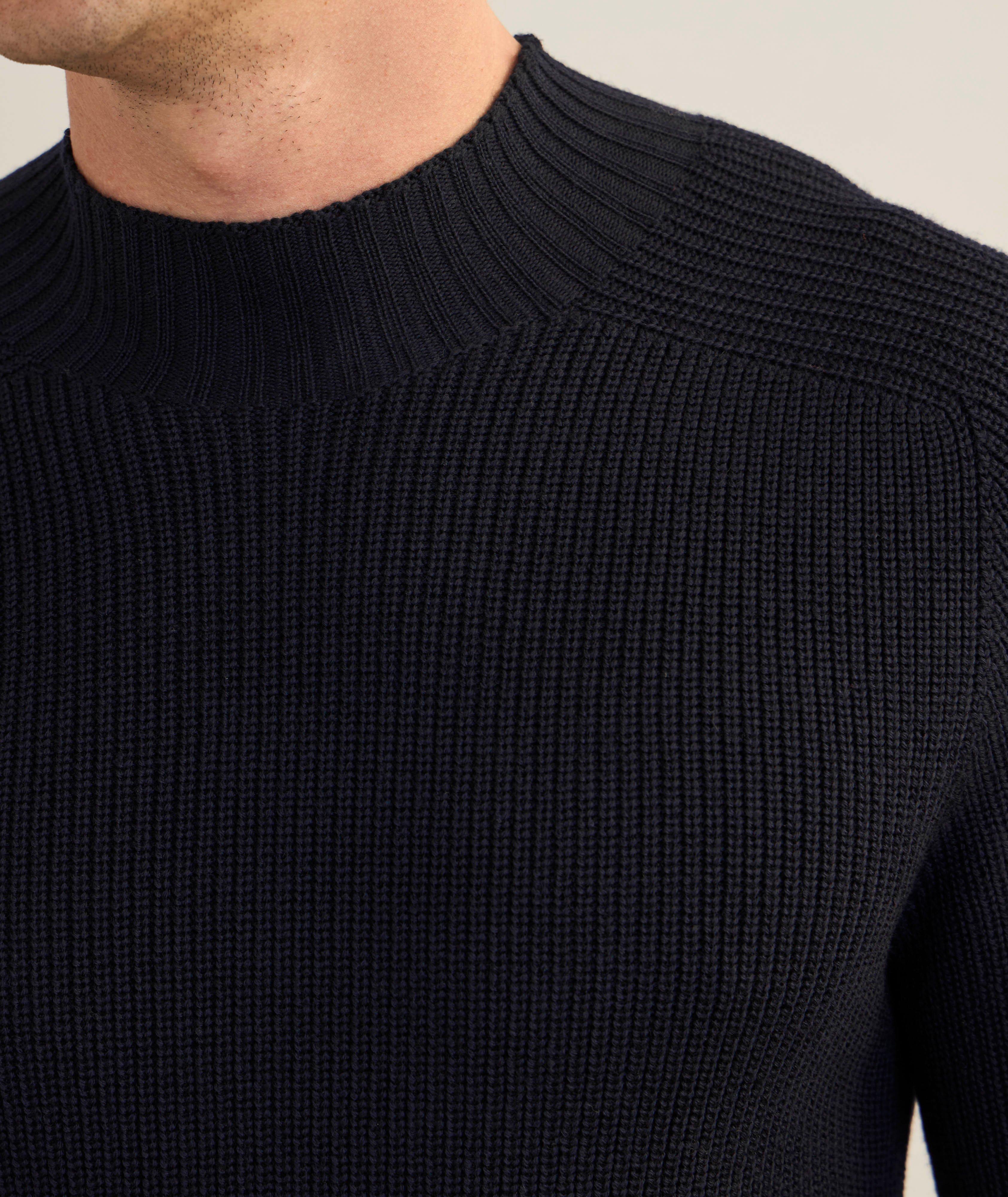 Wool Mock Neck Sweater image 2