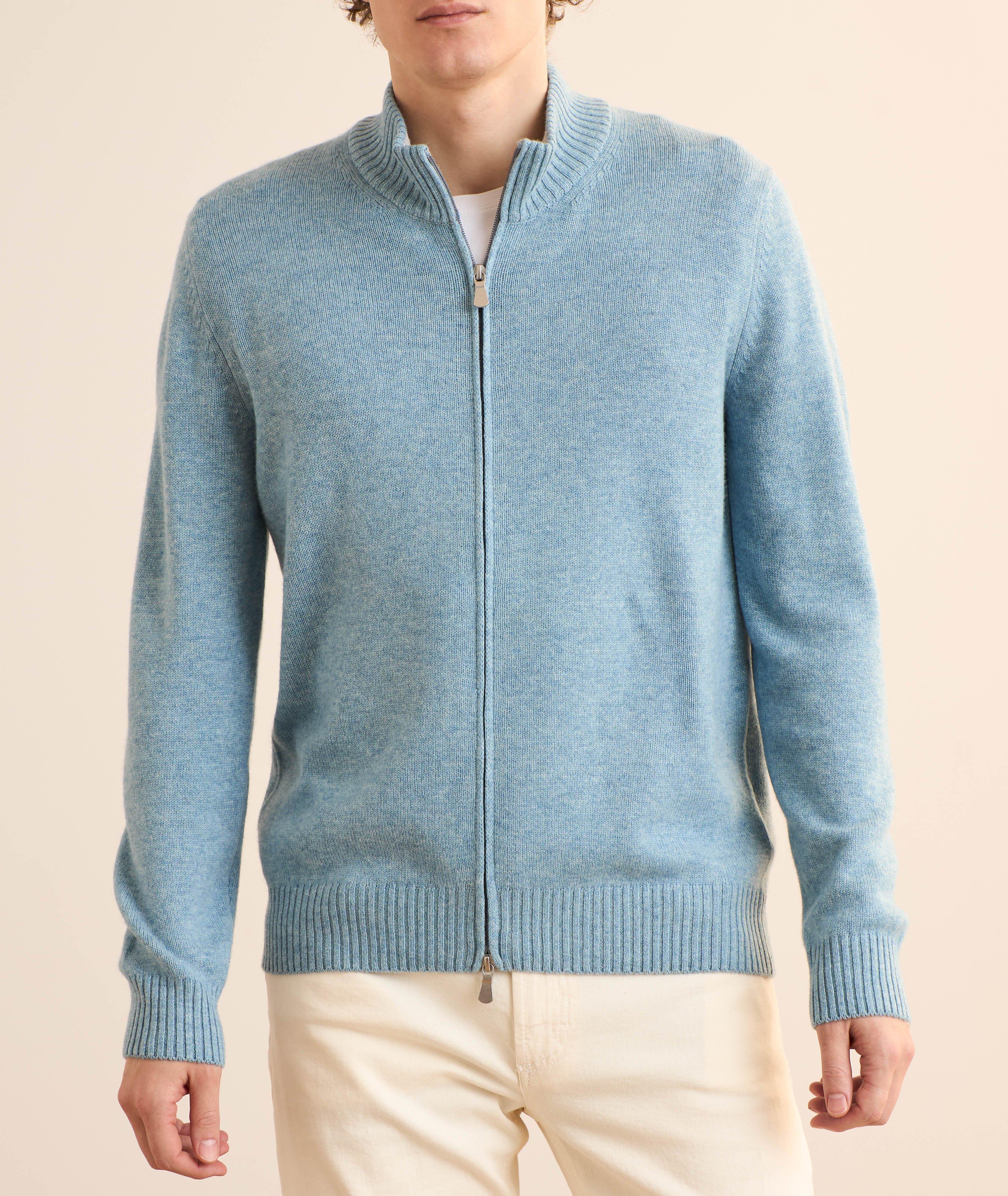 Wool-Blend Full-Zip Sweater  image 1